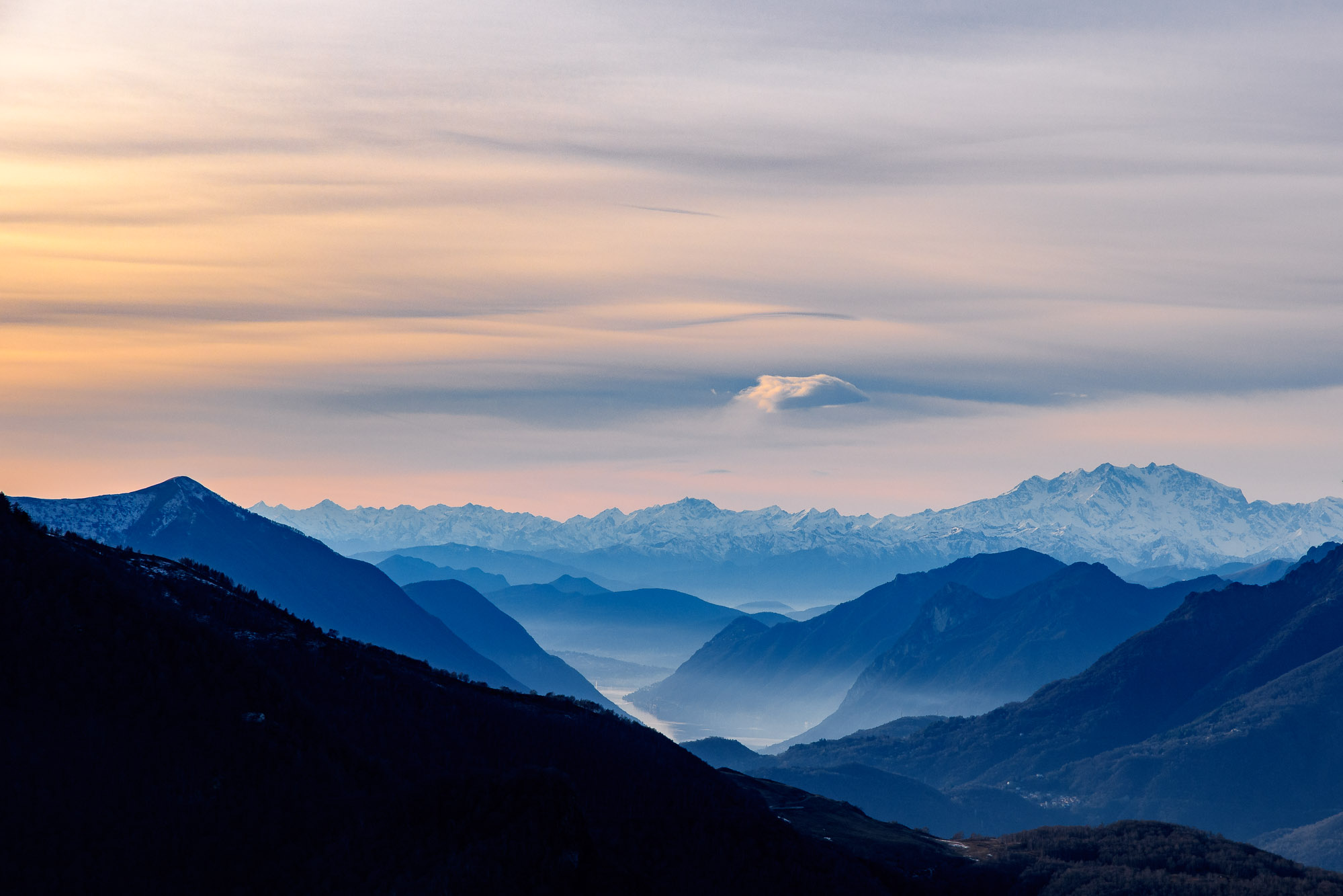 Monte Rosa e Lago Lugano