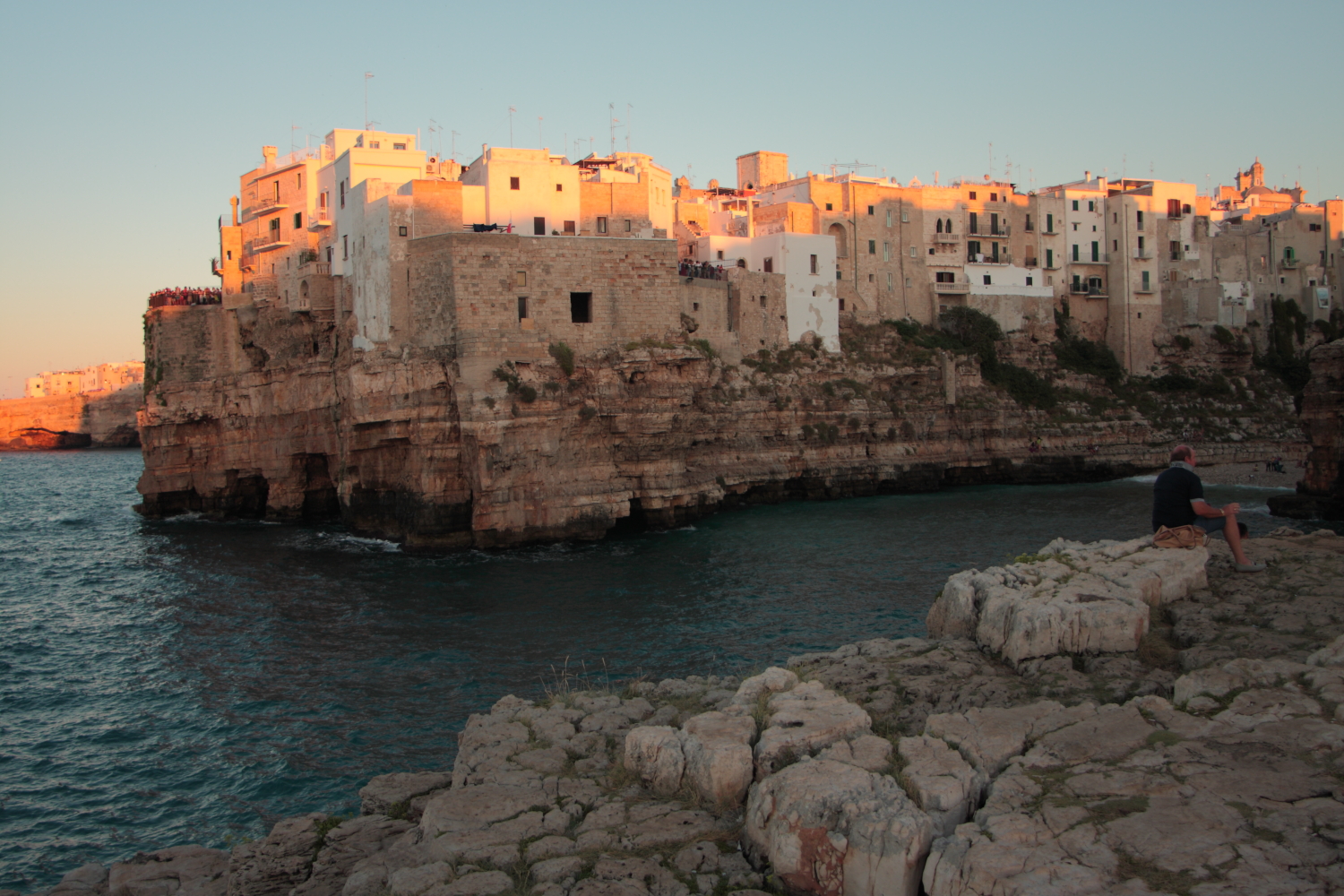 tramonto a Polignano