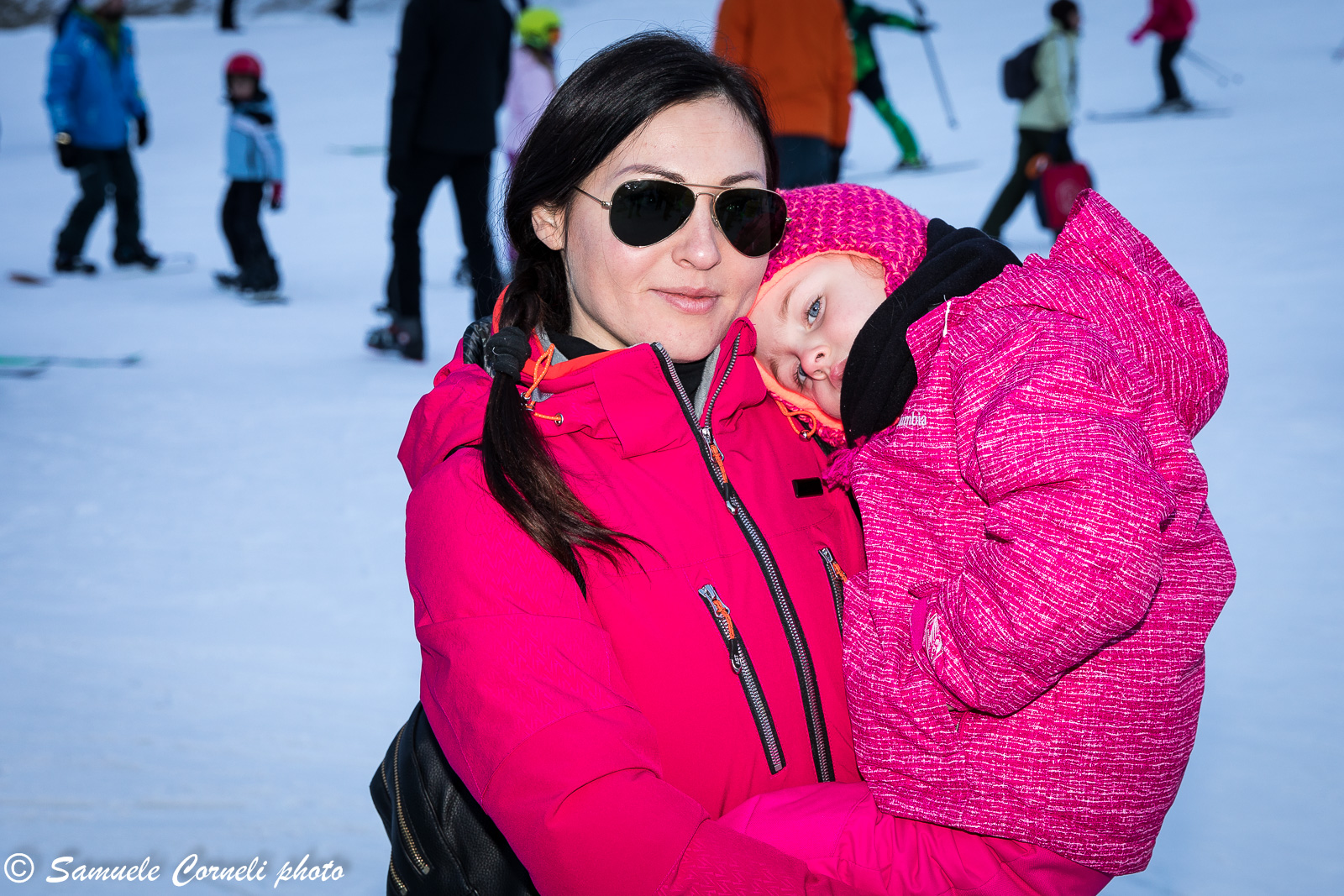 The mom and the baby...