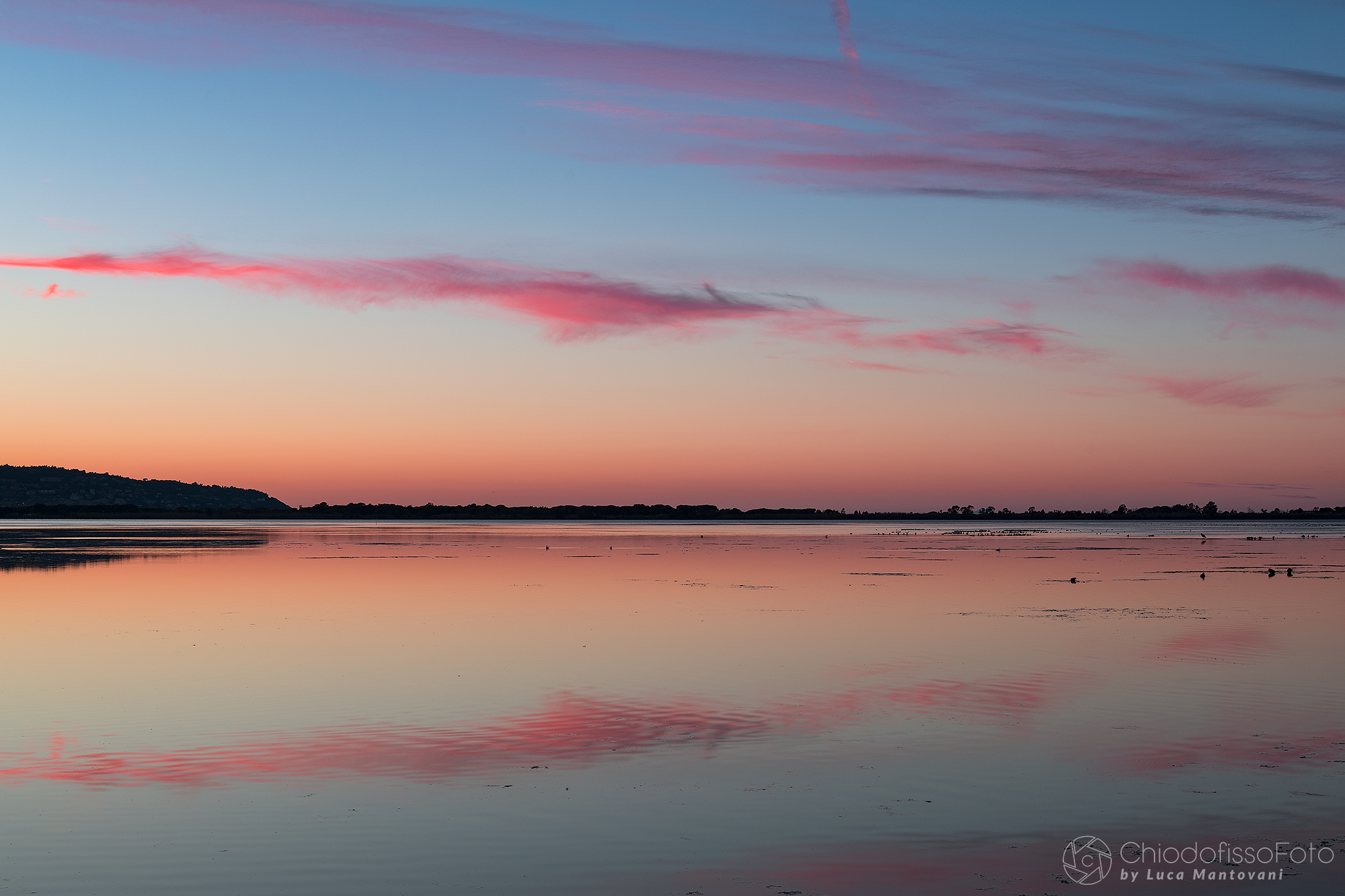 Il primo tramonto del 2019 in Laguna