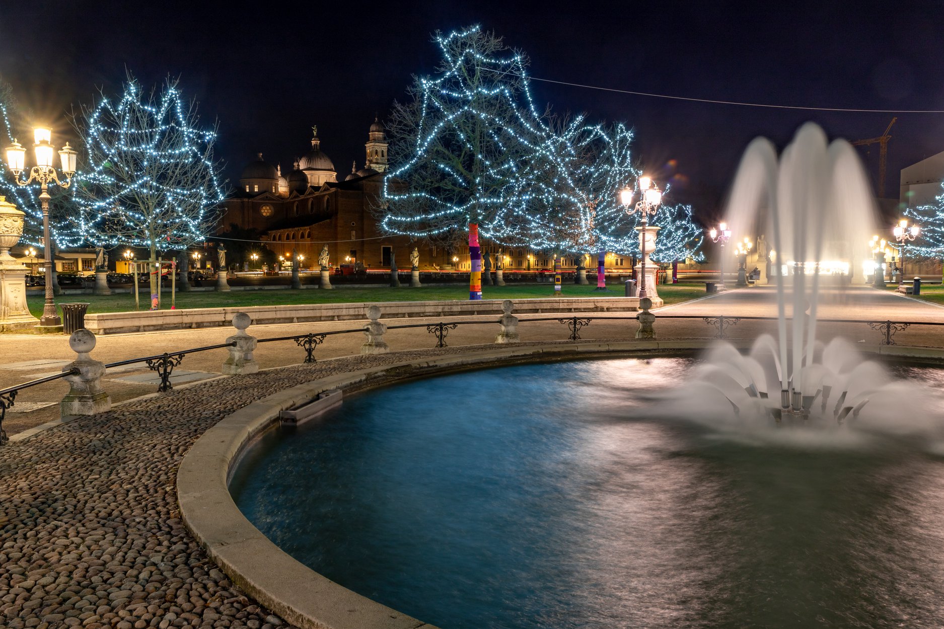 Prato della Valle with Santa Giustina