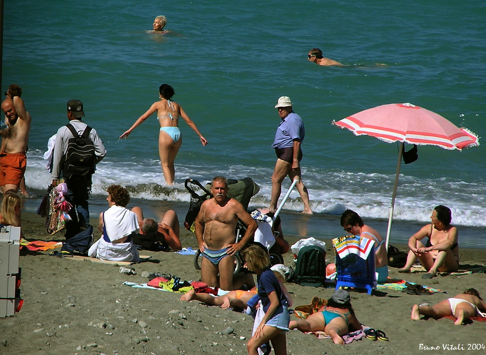 In spiaggia a Levanto