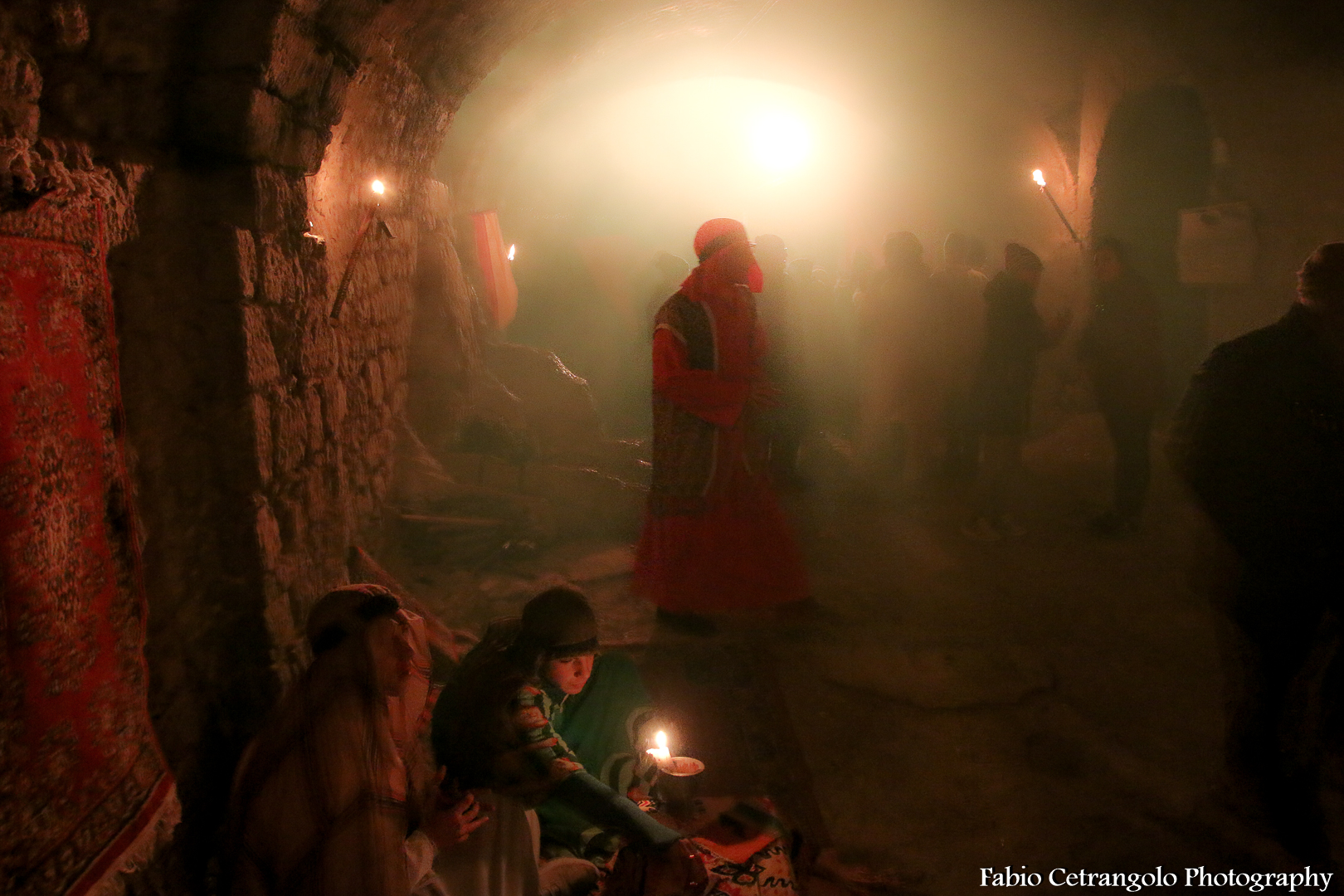 A chaotic Arab market.