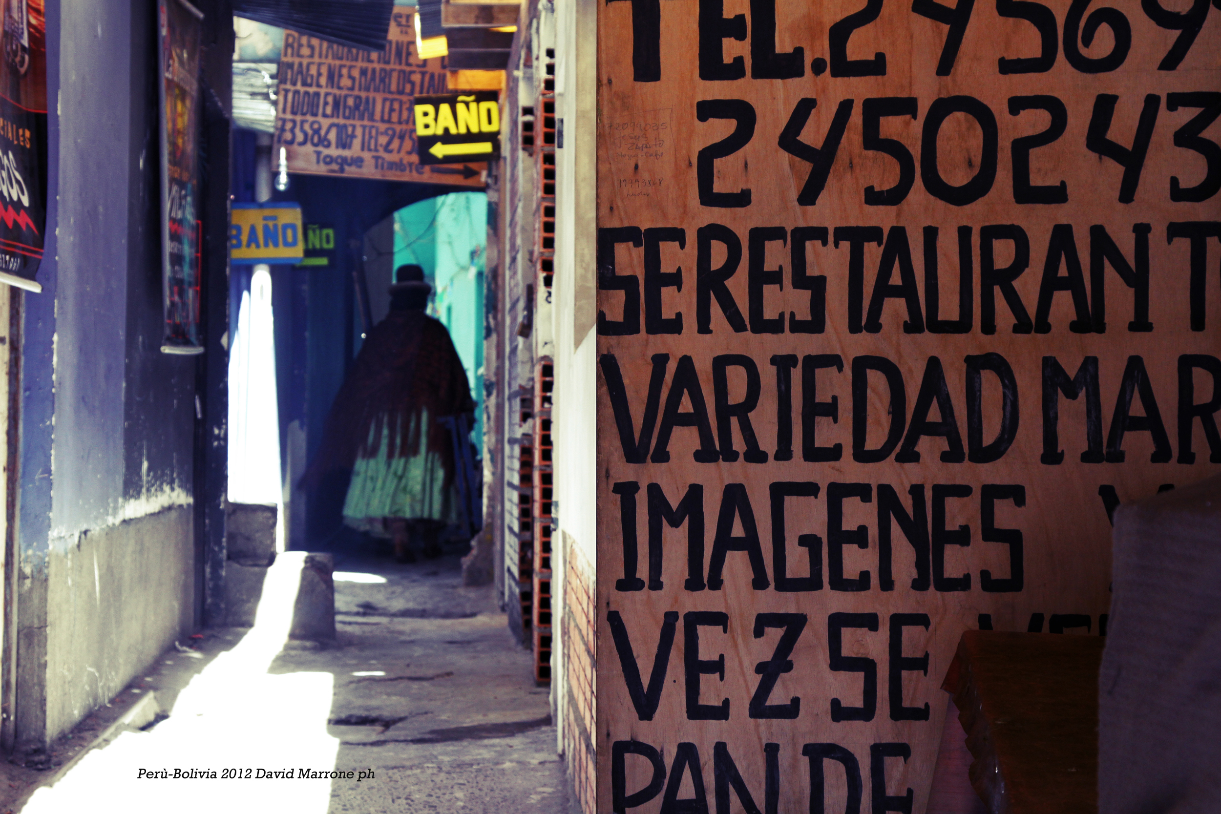 Per i vicoli di La Paz