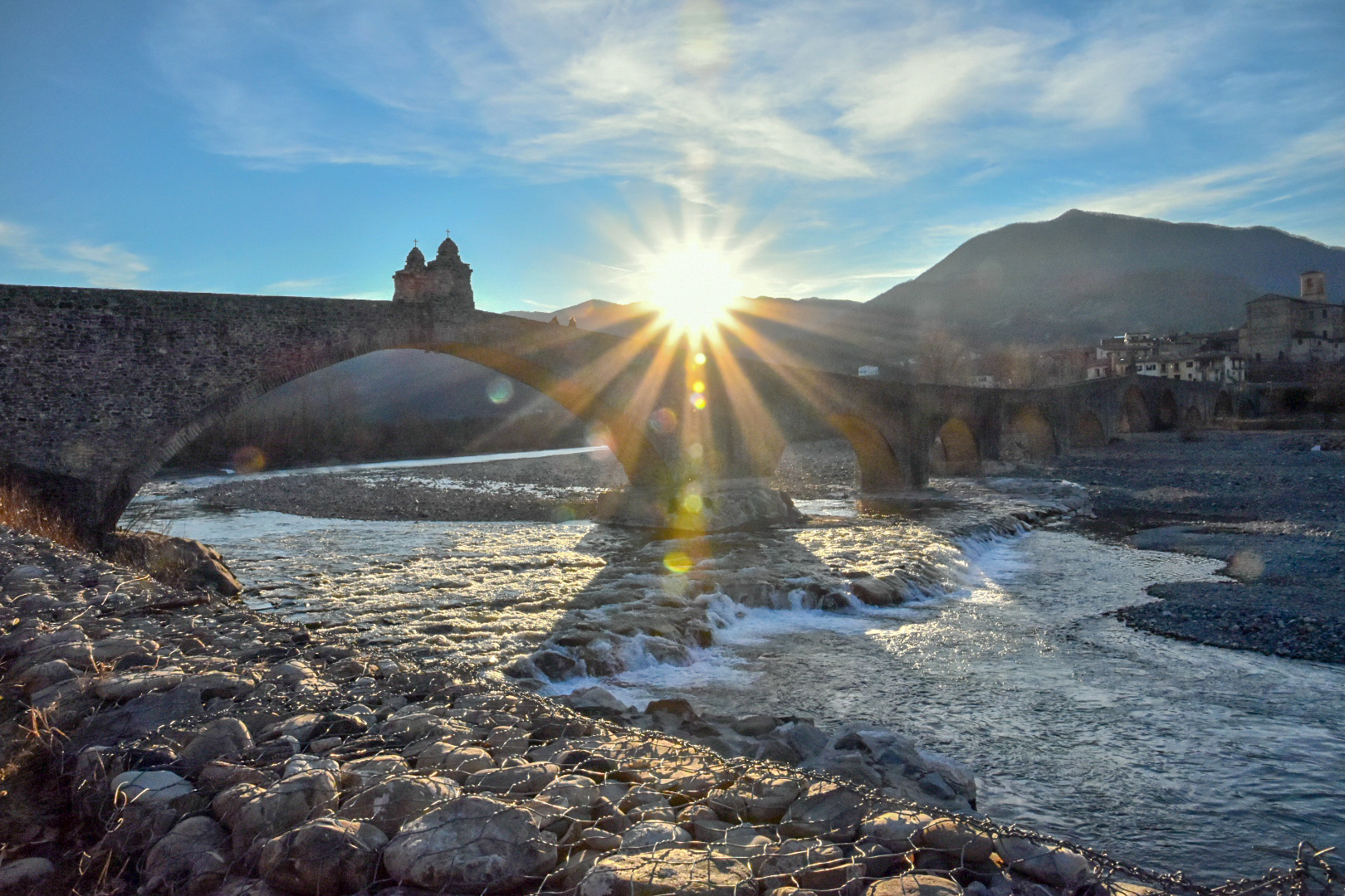 Gobbo Bridge almost at sunset