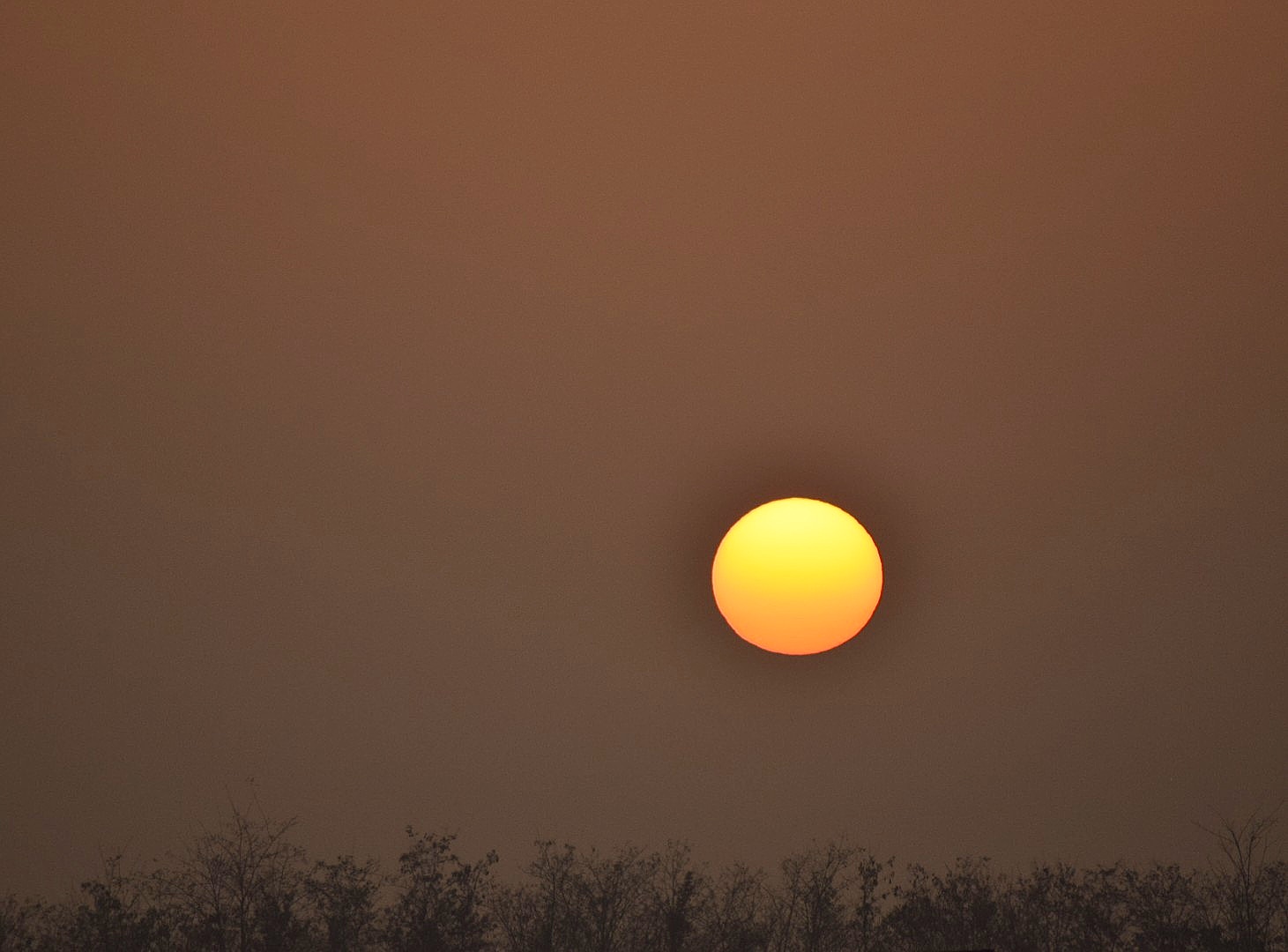 Sun in Po Plain