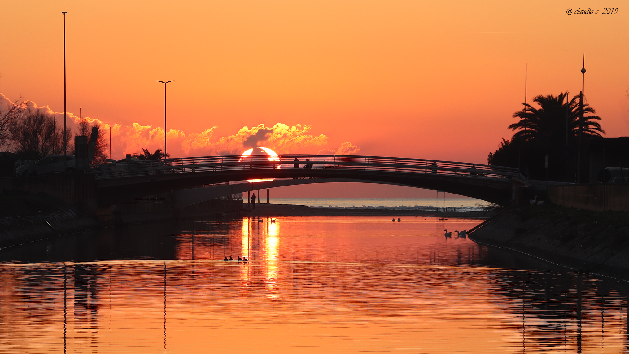 scende il sole dal..ponte