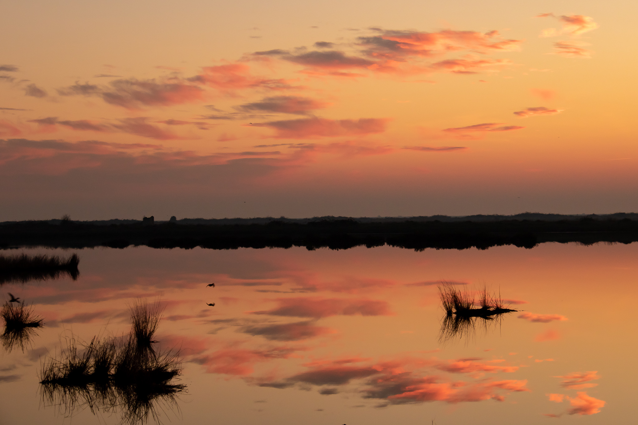 Un tramonto allo specchio