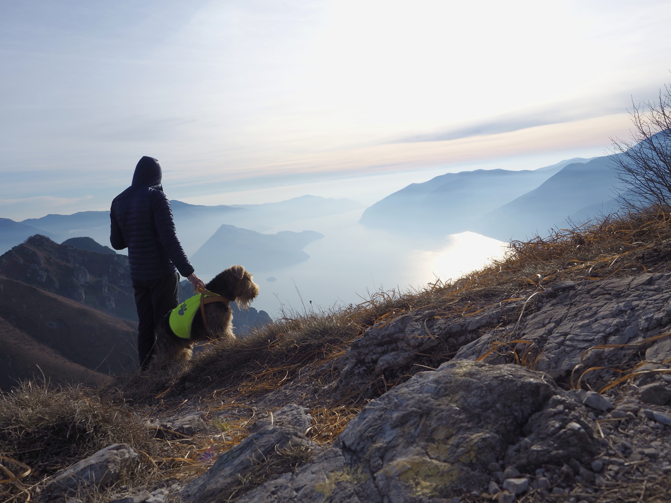 Me and him... Just a stone's throw from the sky...