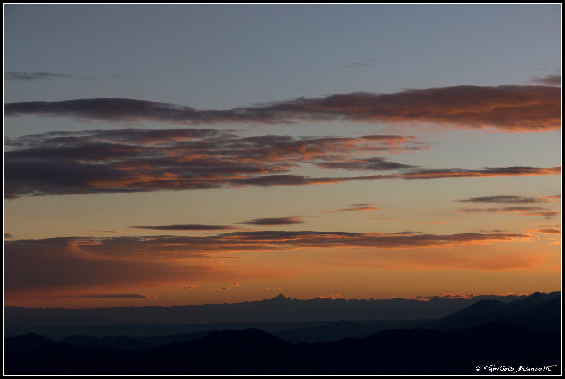 The colors of the evening