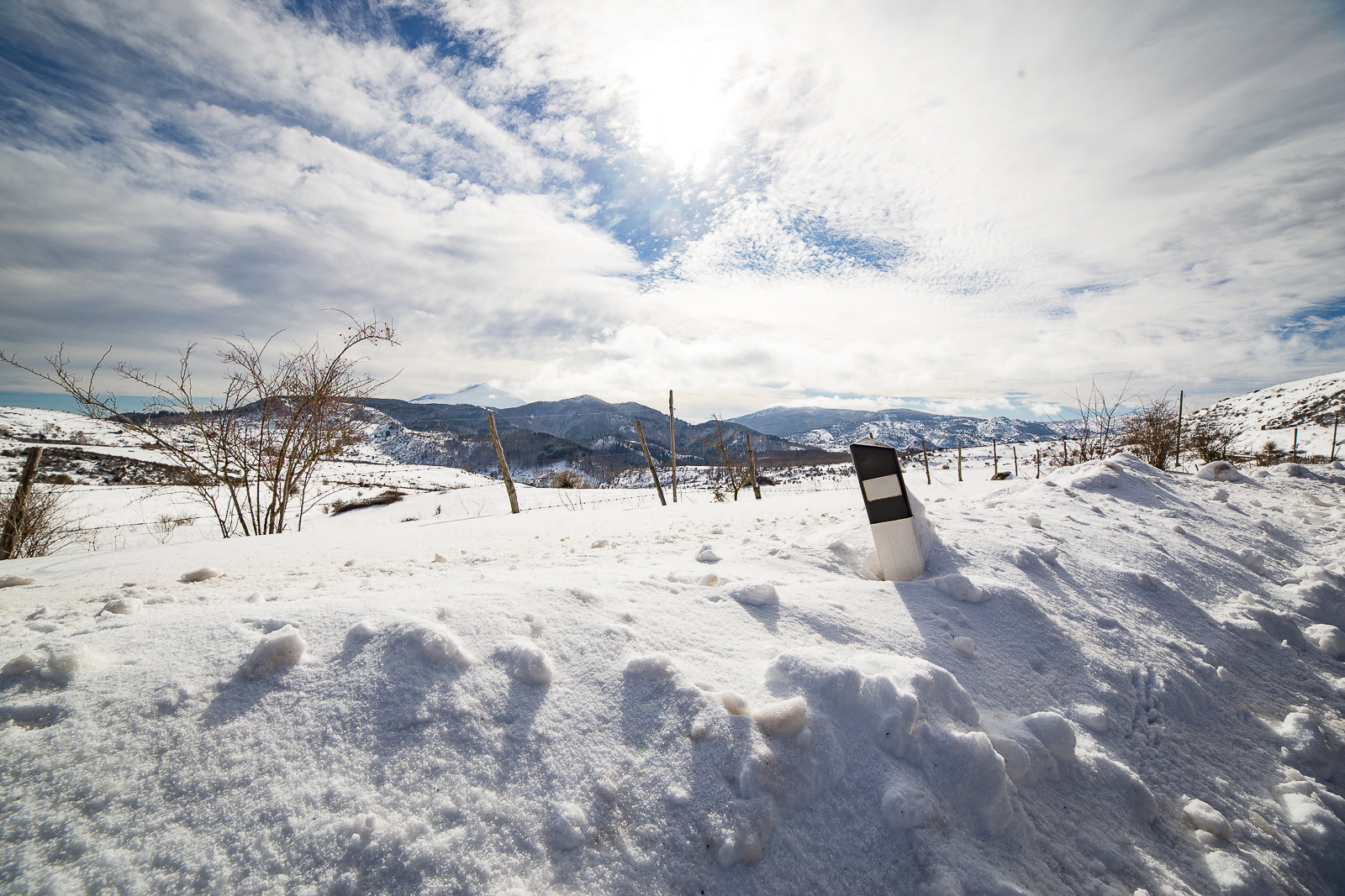 Etna innevata da Floresta