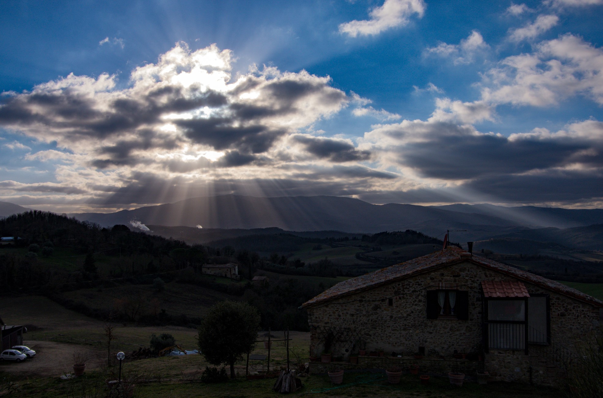 A look towards the east