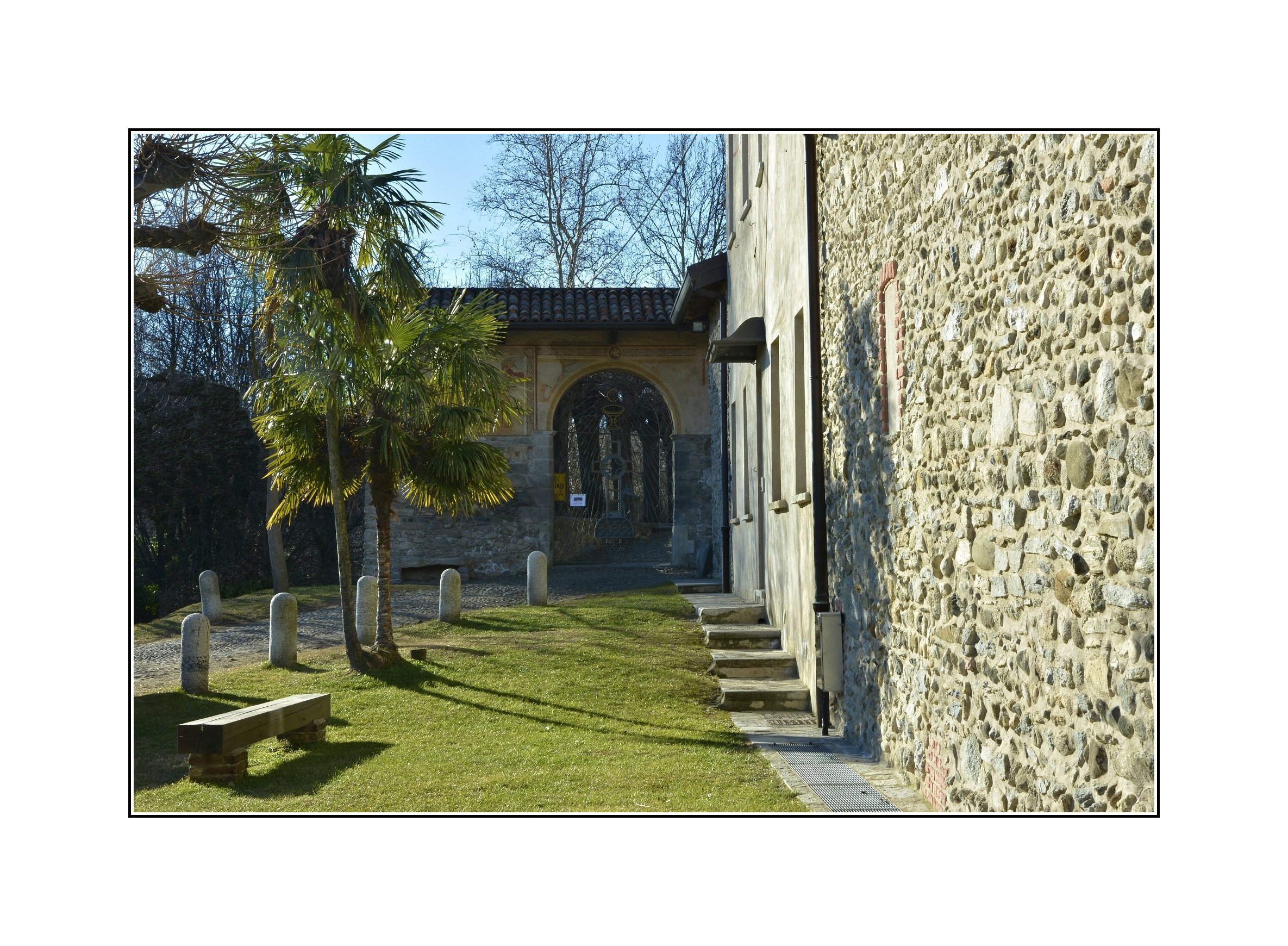 Entrance to the Church of S. Maria a Brunello