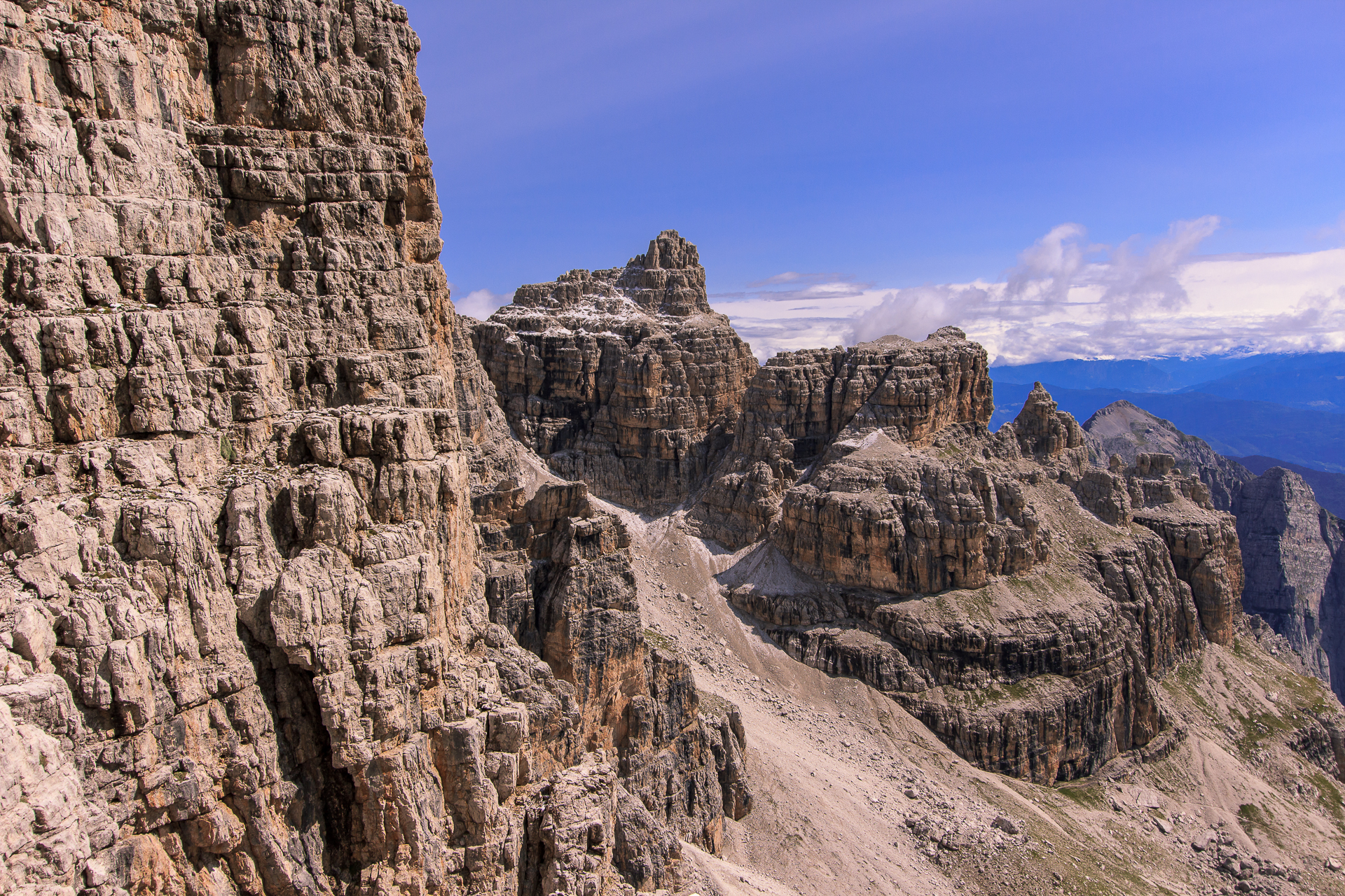 Panoramica verso la Cima degli Armi