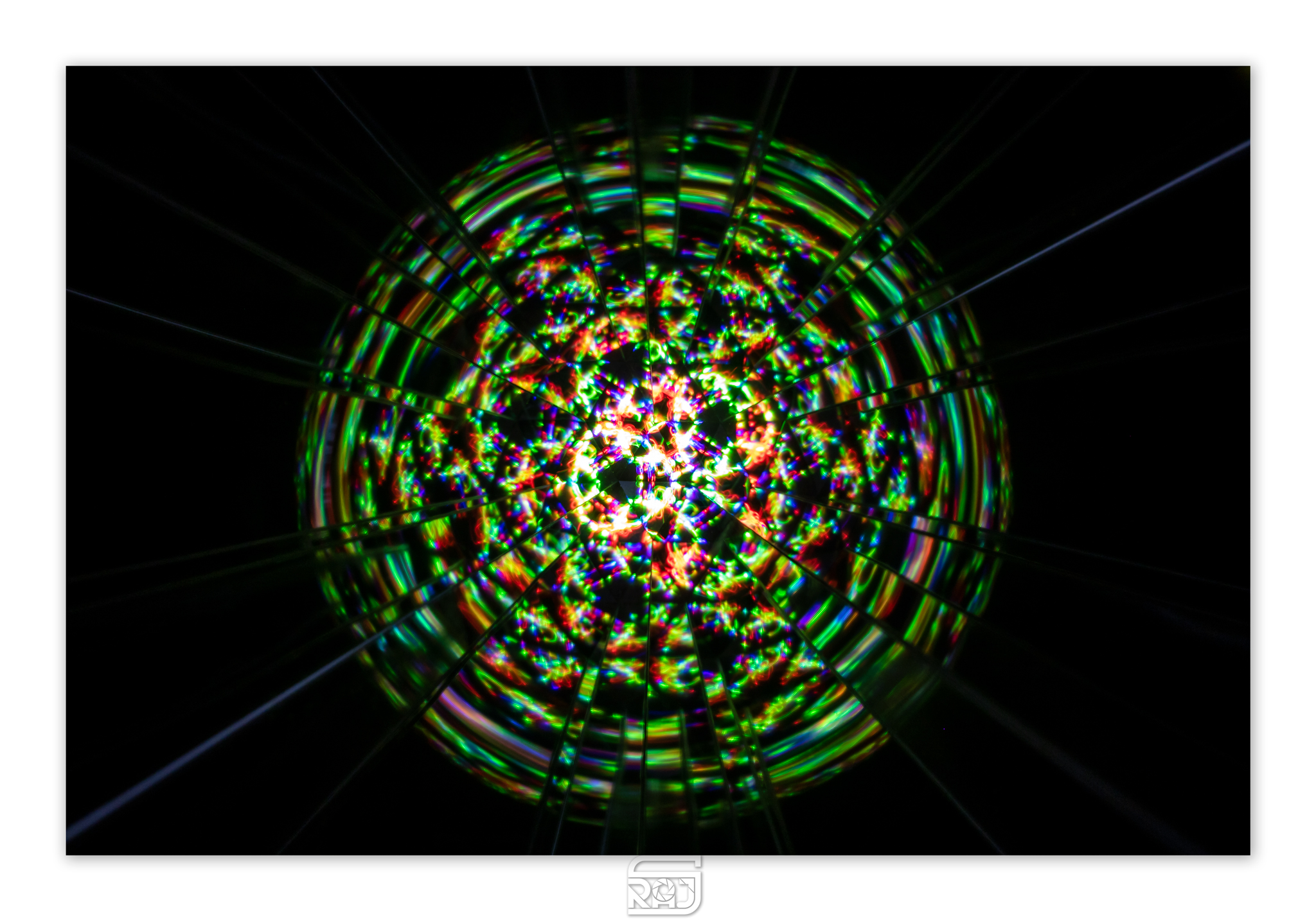 Kaleidoscope light painting attempt 1