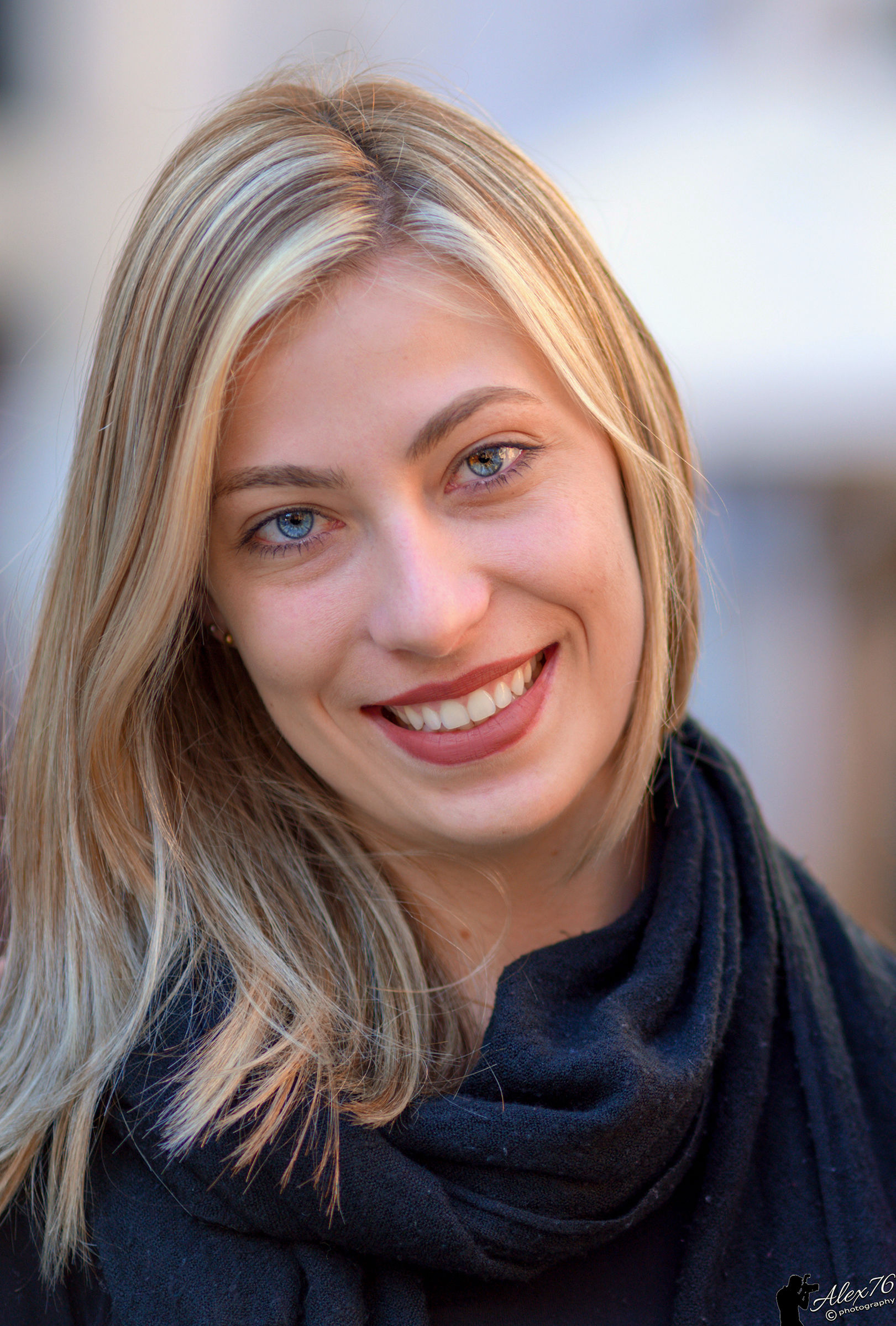 A beautiful and solar girl