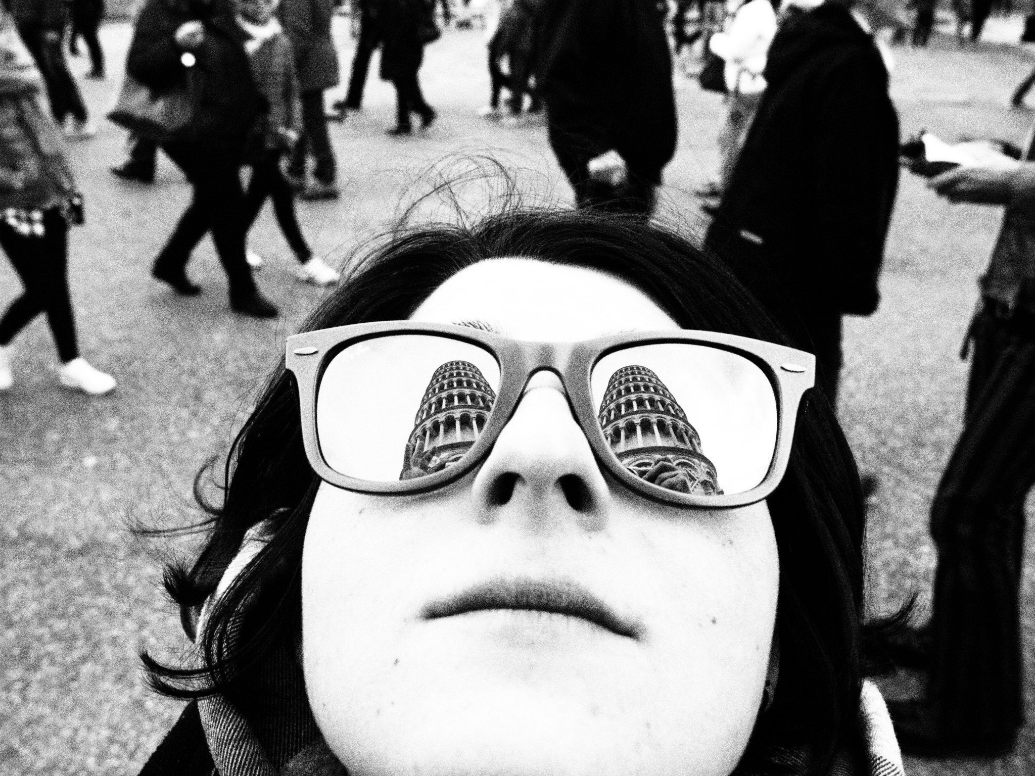 Pisa's Tower In the Eyes