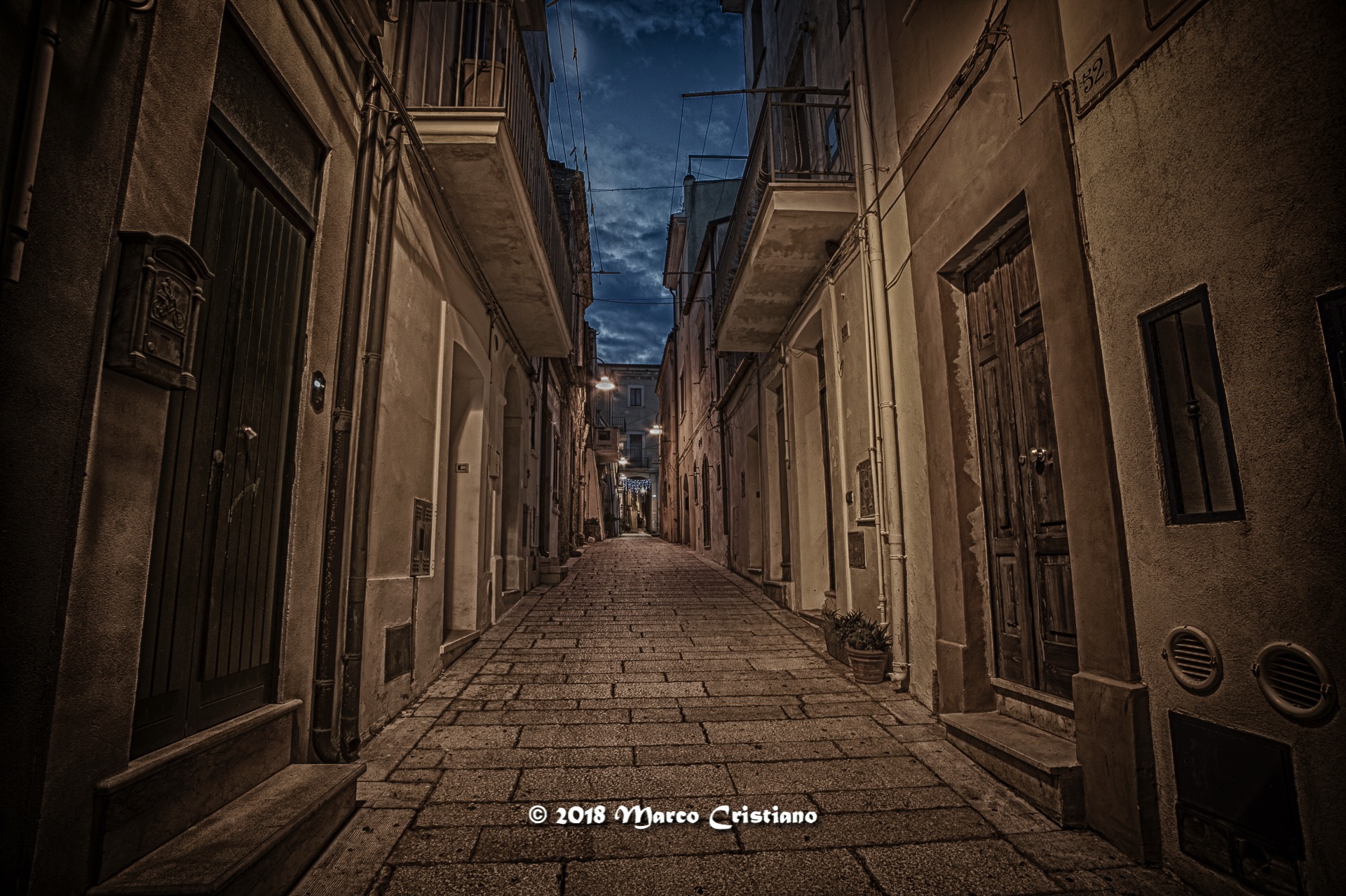 Alleys of the ancient village..