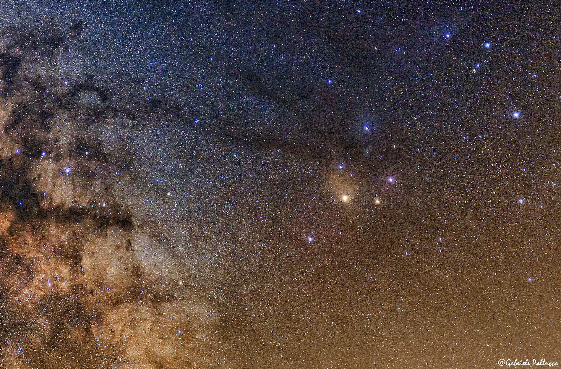 The region of Scorpius and Rho Ophiuchi