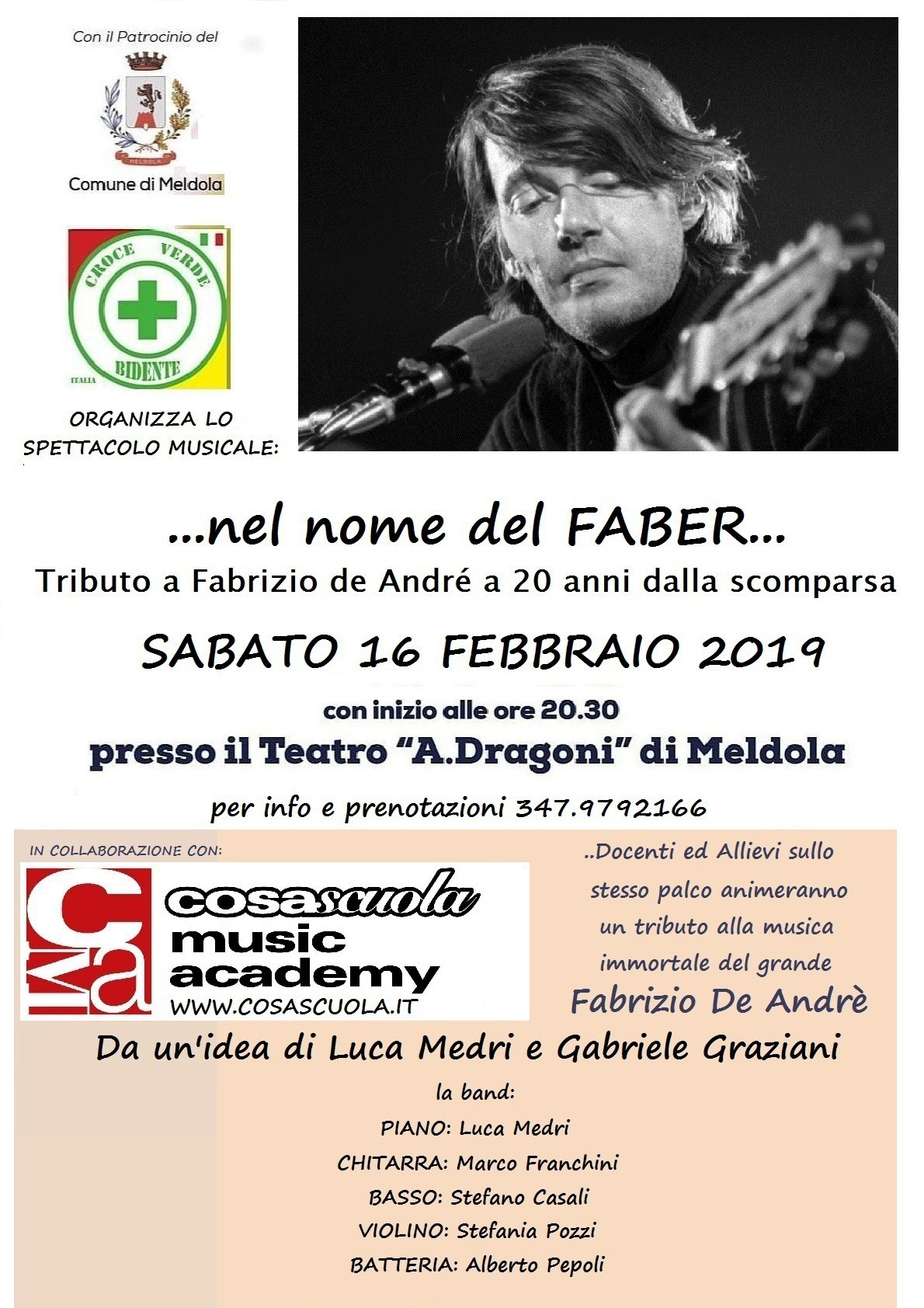 tributo a Fabrizio de Andre