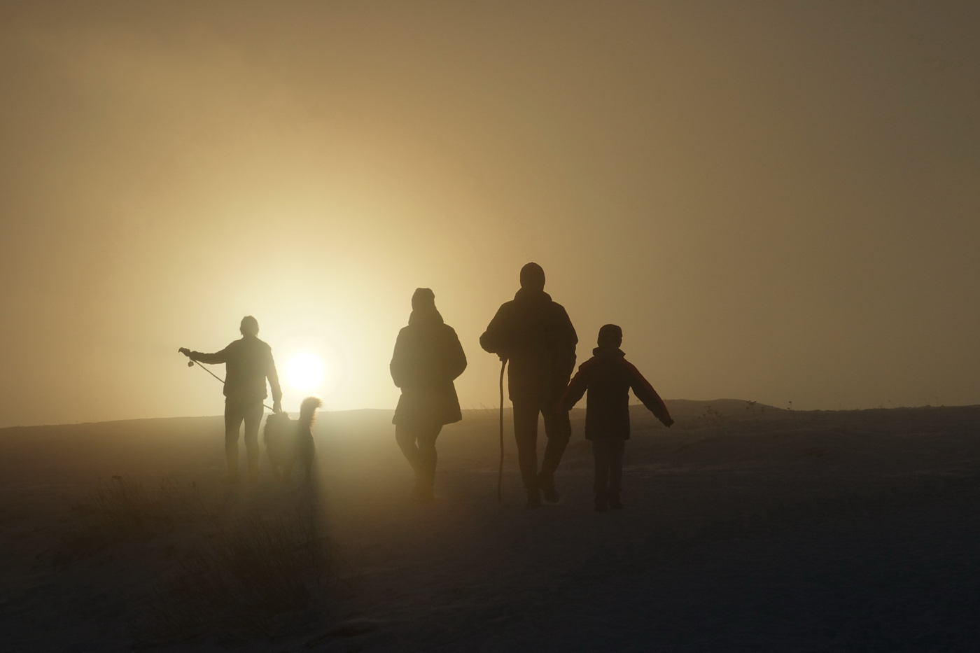 Sunset Fog in Campofontana
