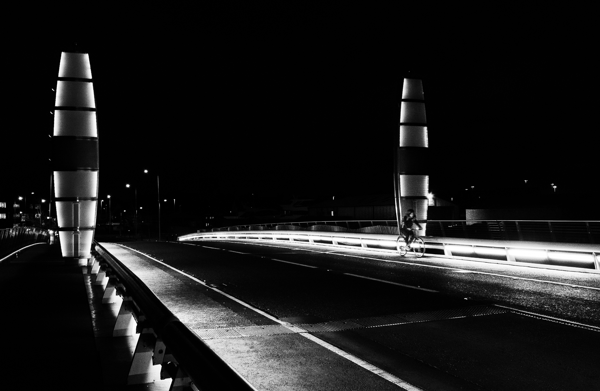 The Cyclist And The Bridge
