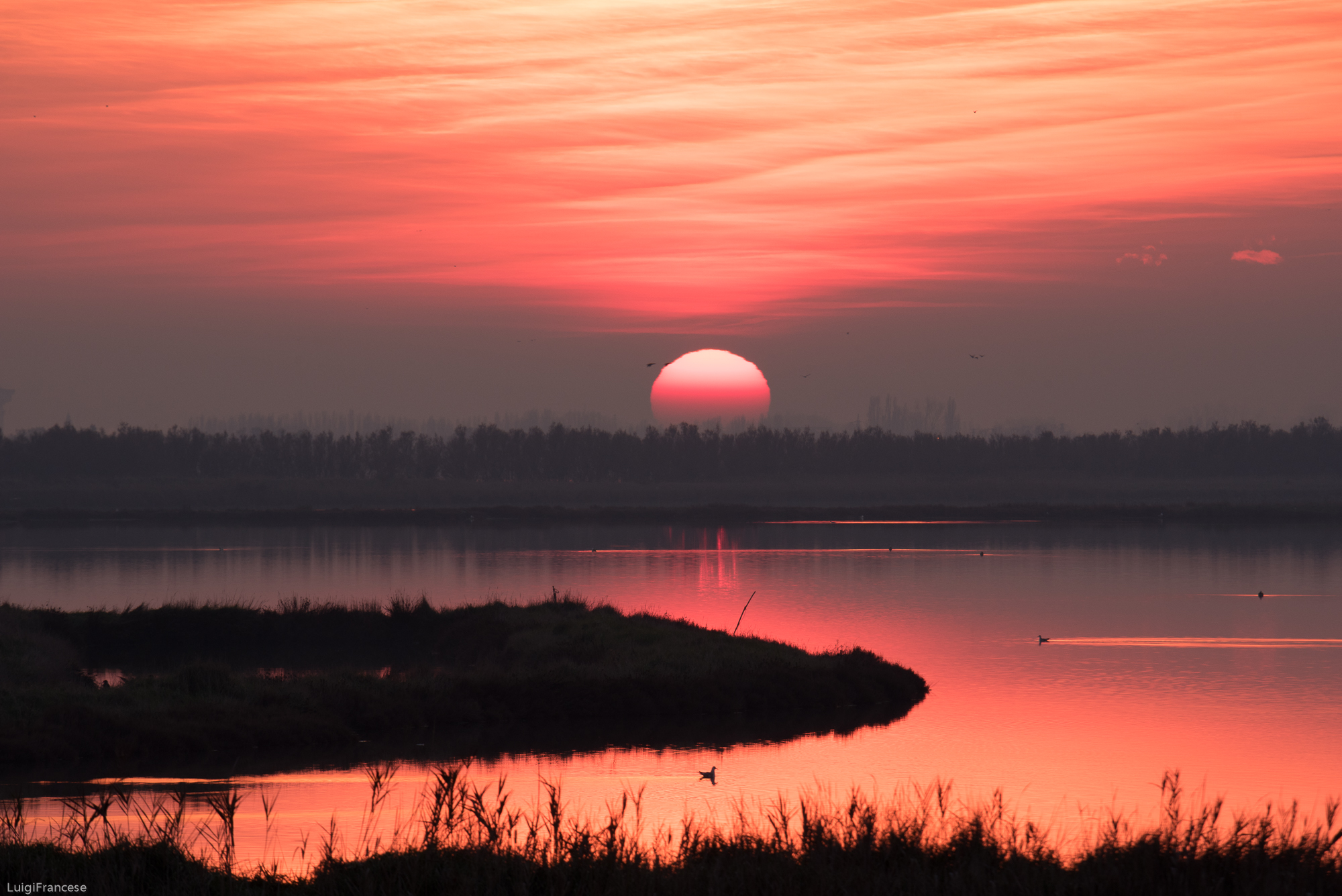 Sunset in Porto Caleri