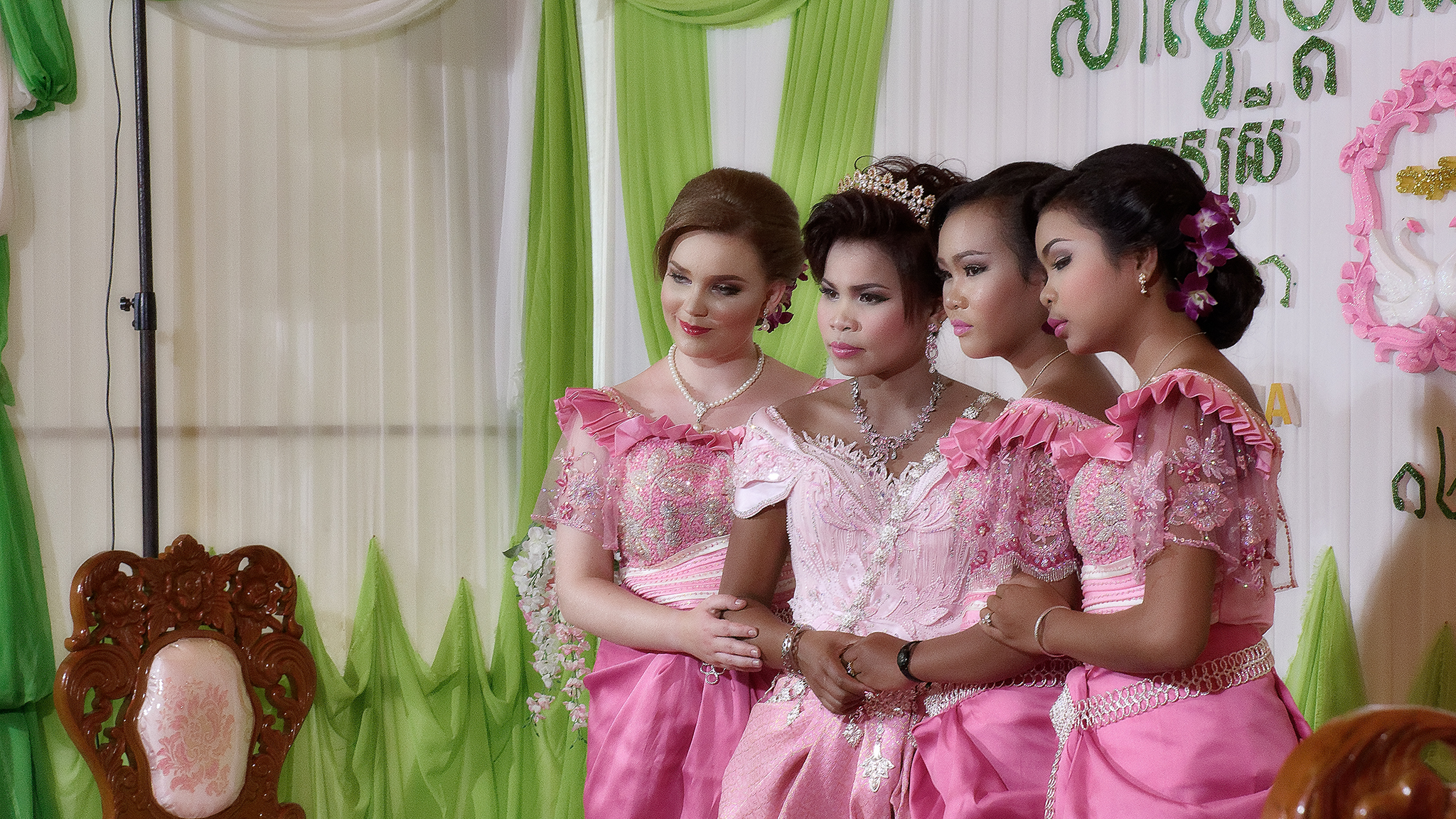 Bride with Bridesmaids