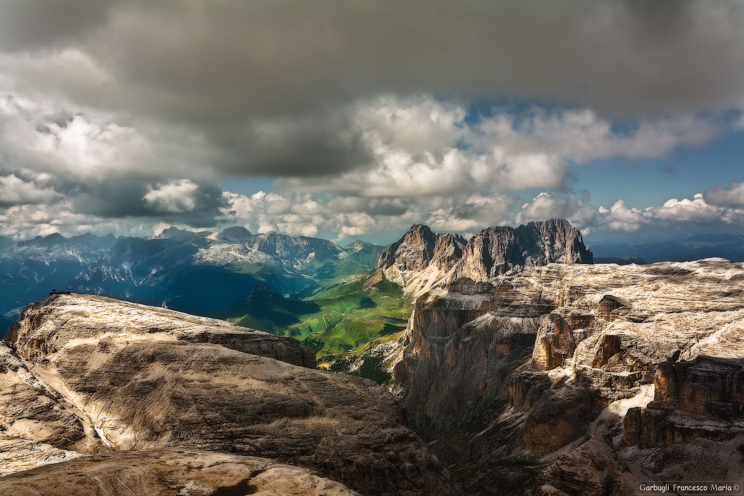 From the Piz Boe.....