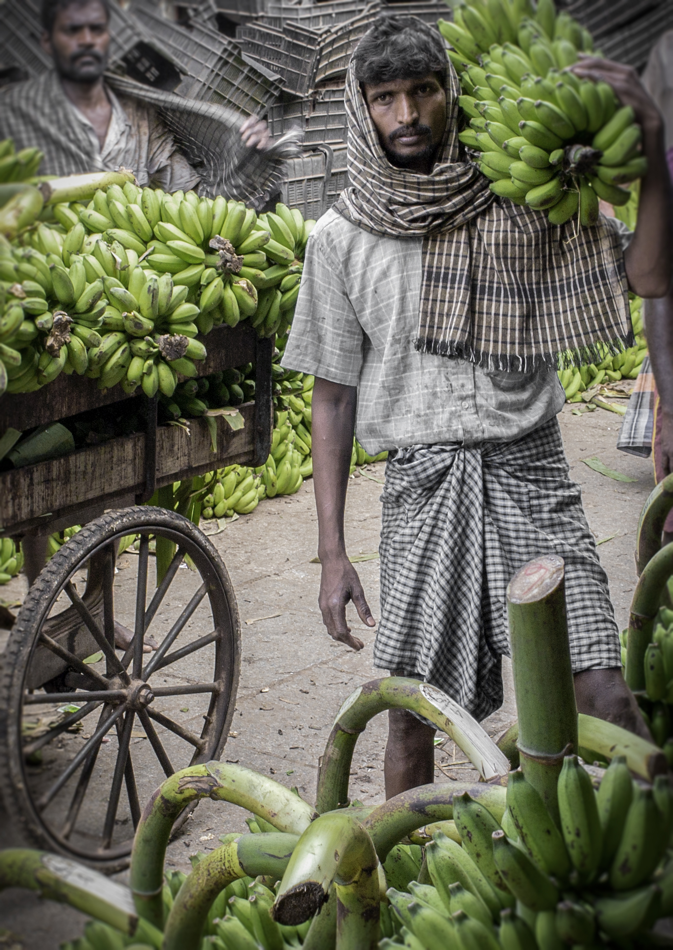 The fruit market in Chennai