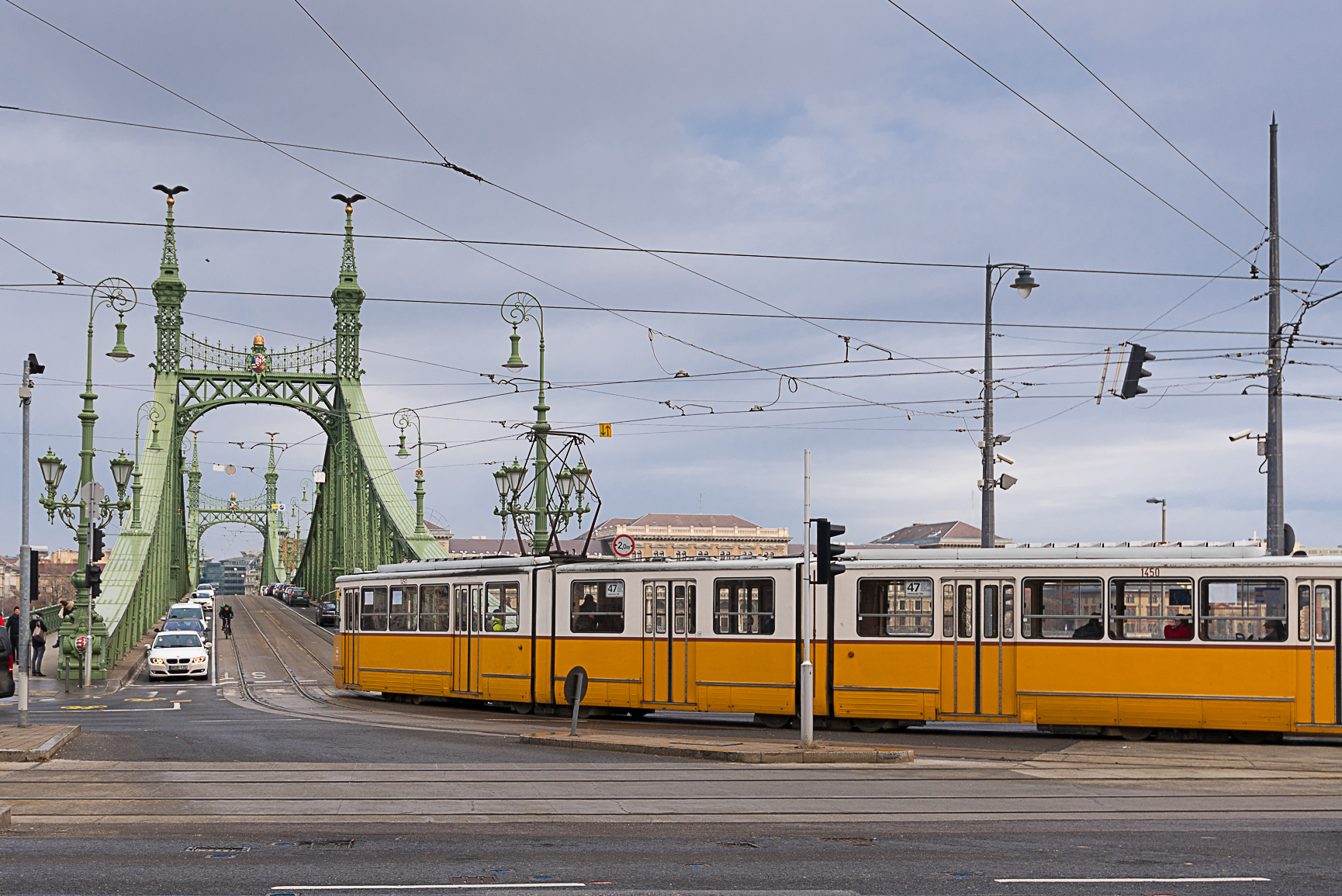 A bridge over the Danube