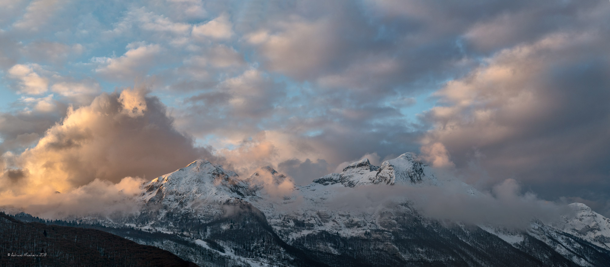 Il tramonto: un momento magico.