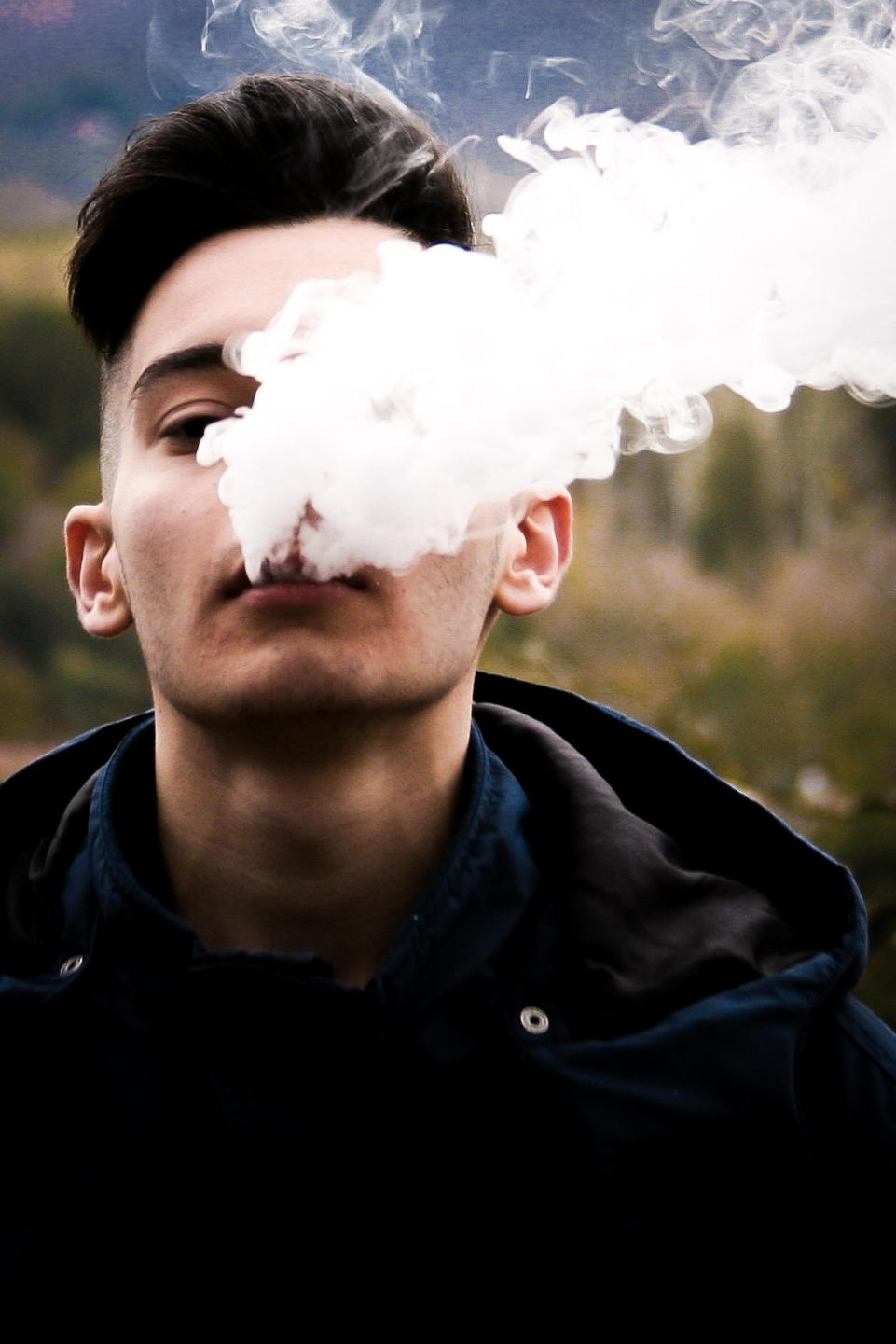 Immersed in a cloud of thoughts...