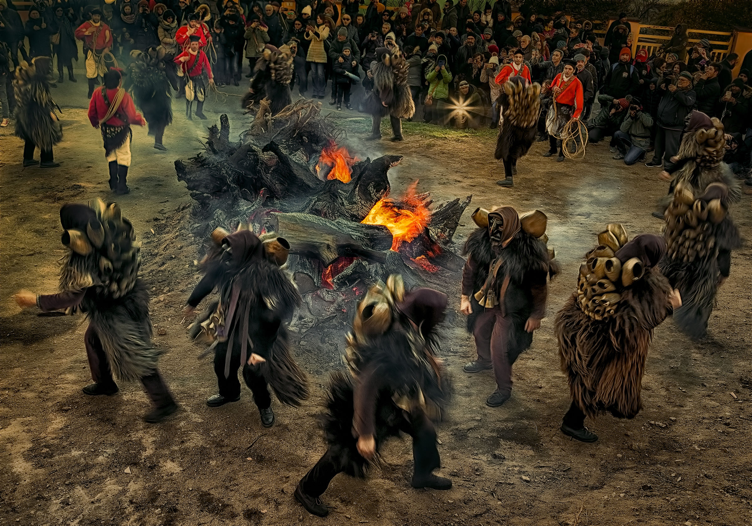 The exit of the day of St. Anthony