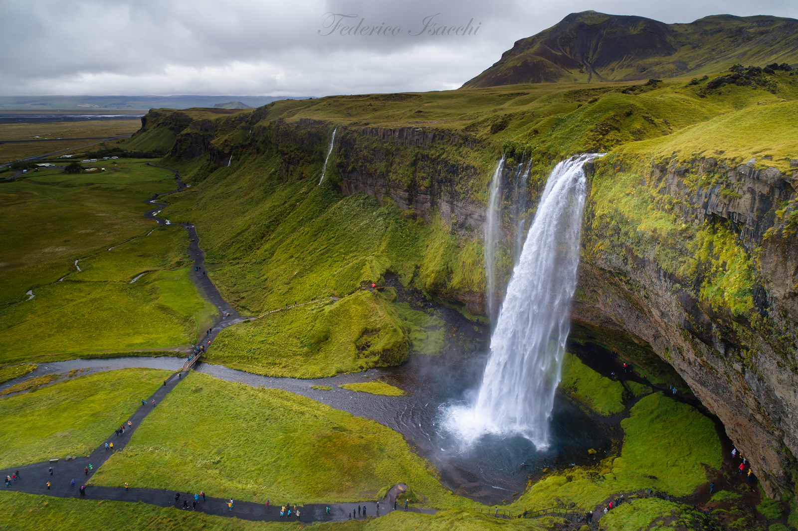 Aerial Seljalandsfoss