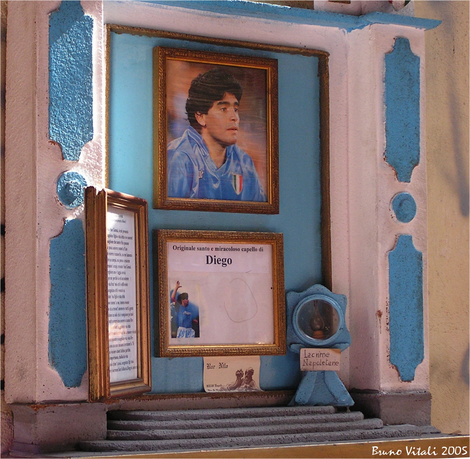 Maradona Tabernacle in the Rione Sanità