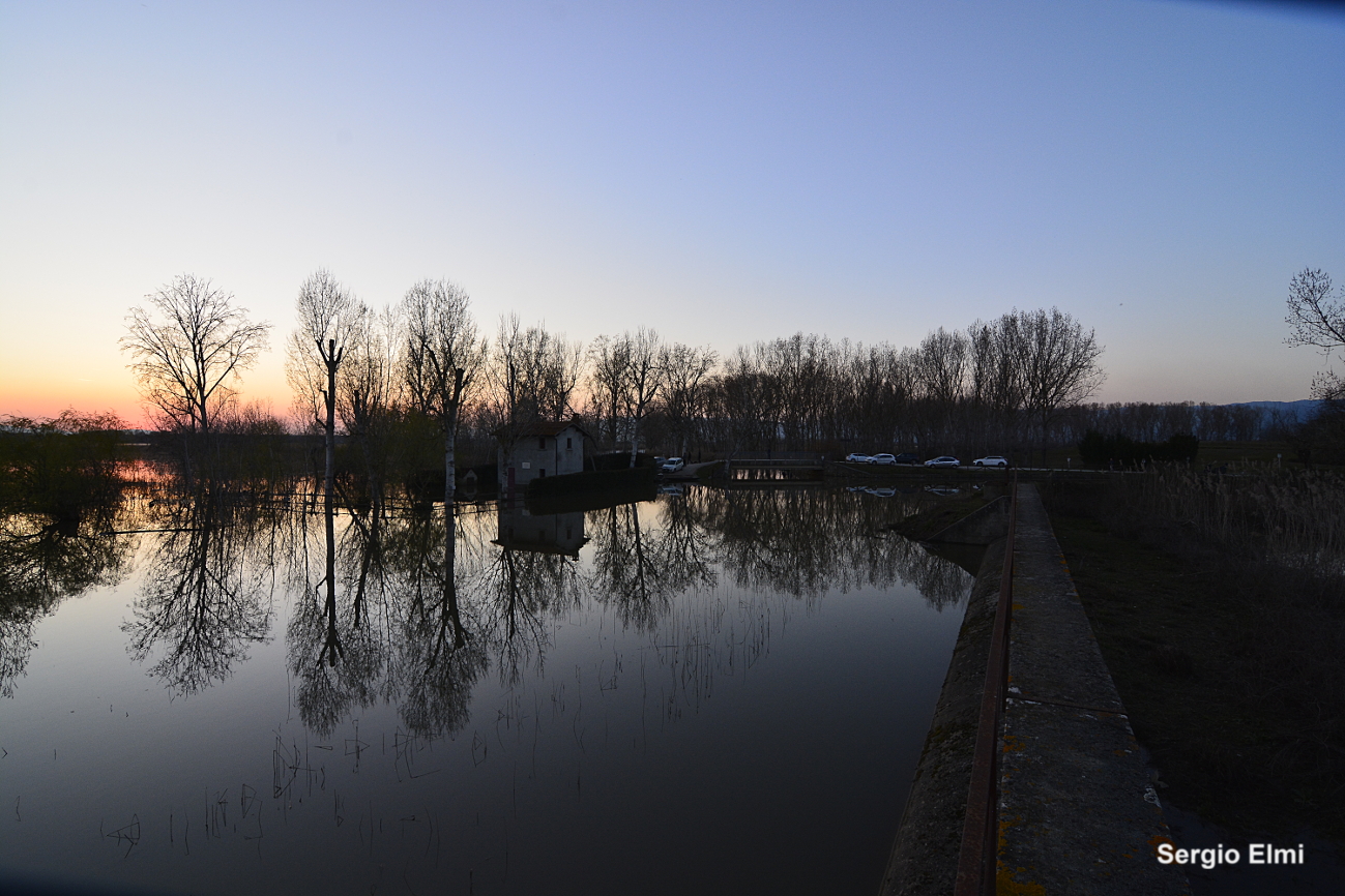 Riflessi al tramonto