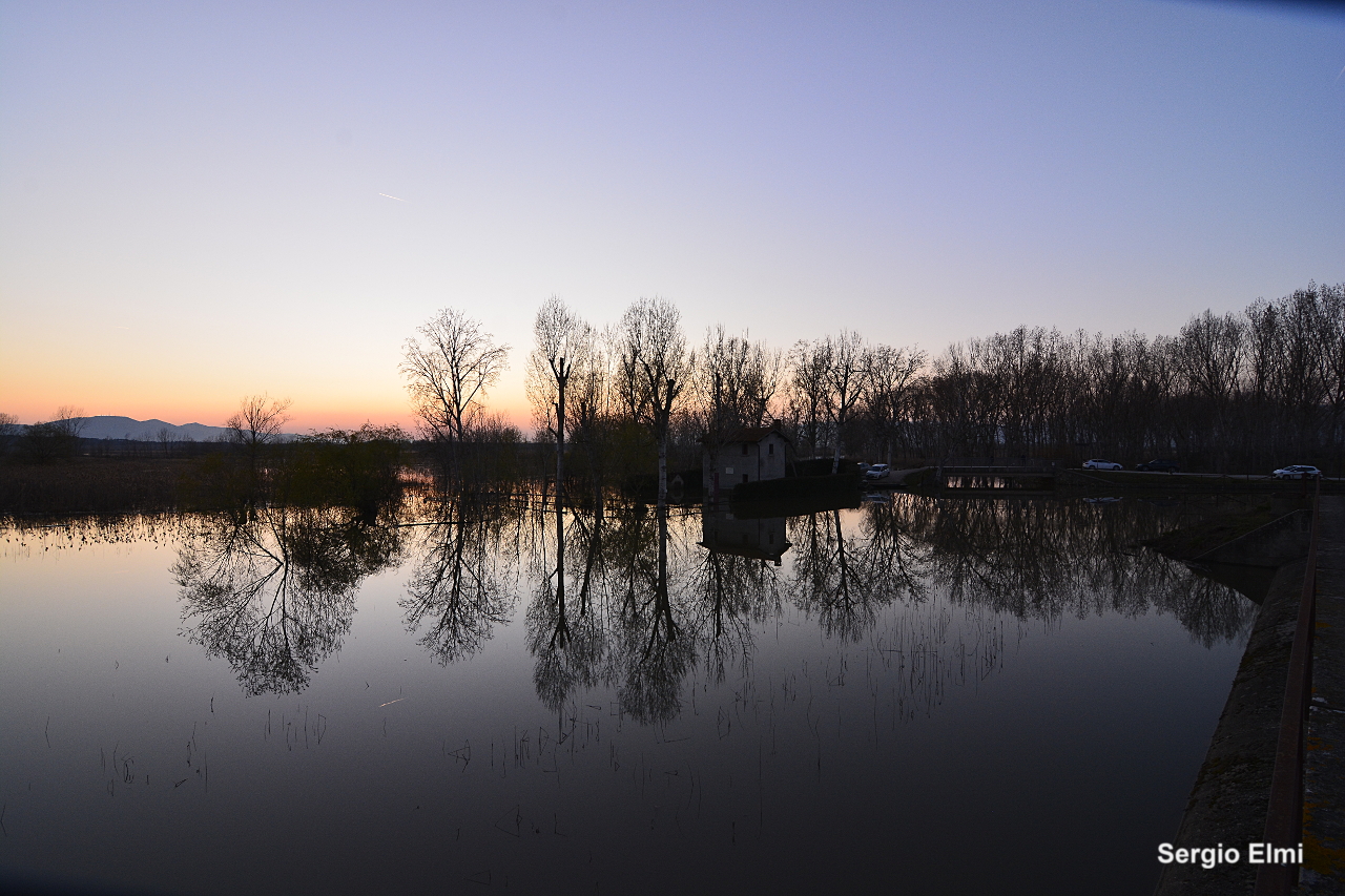 Riflessi al tramonto