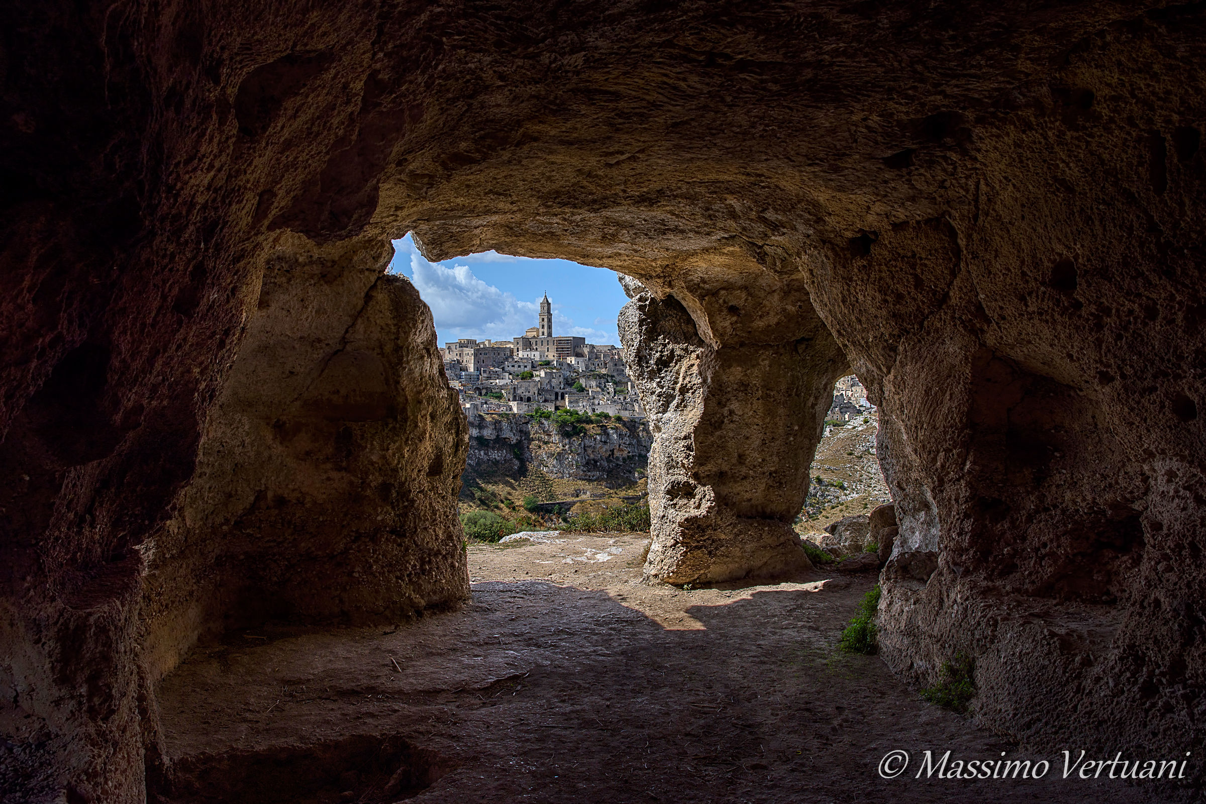 Matera... vista dalle grotte.