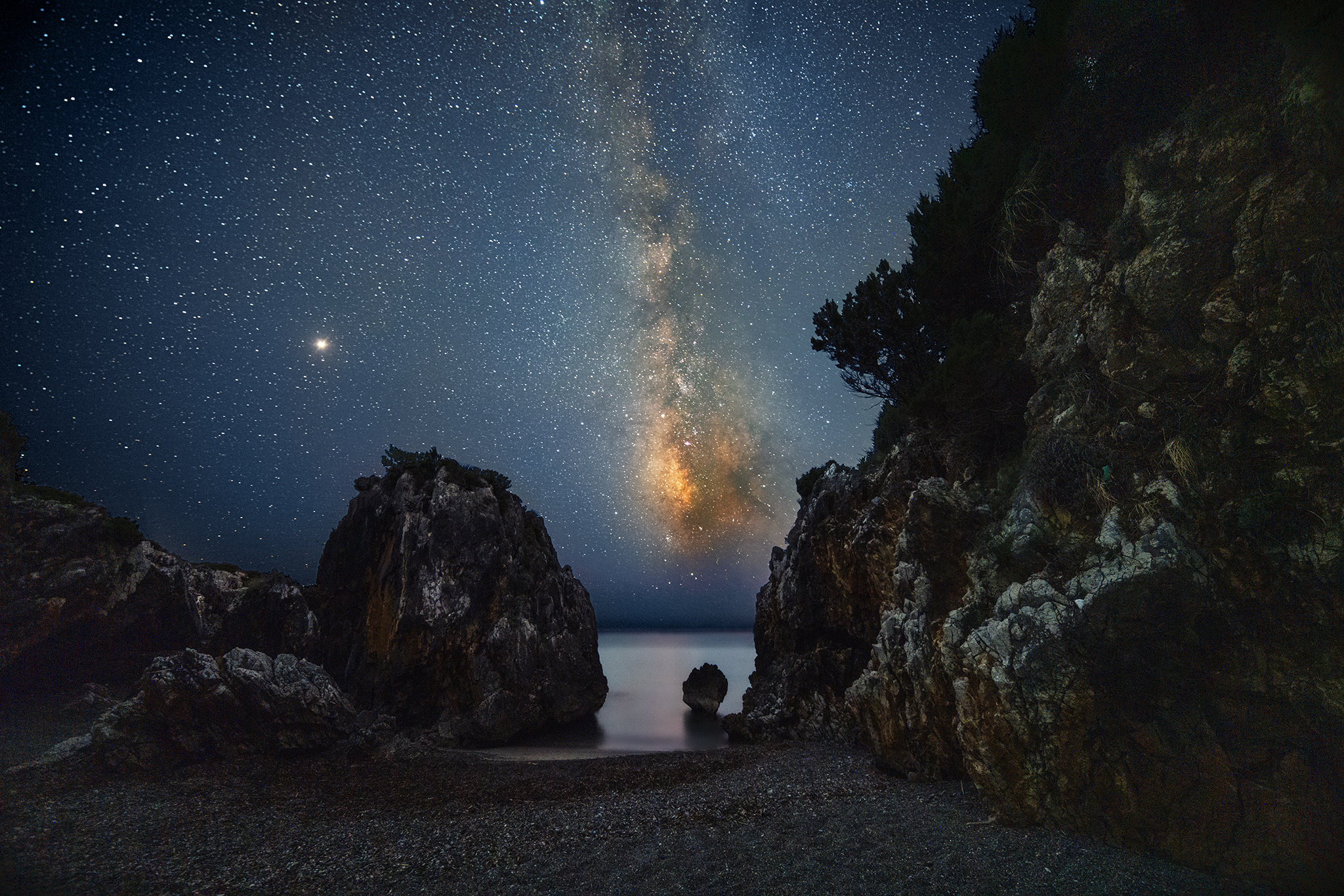 Caletta al chiaror delle stelle