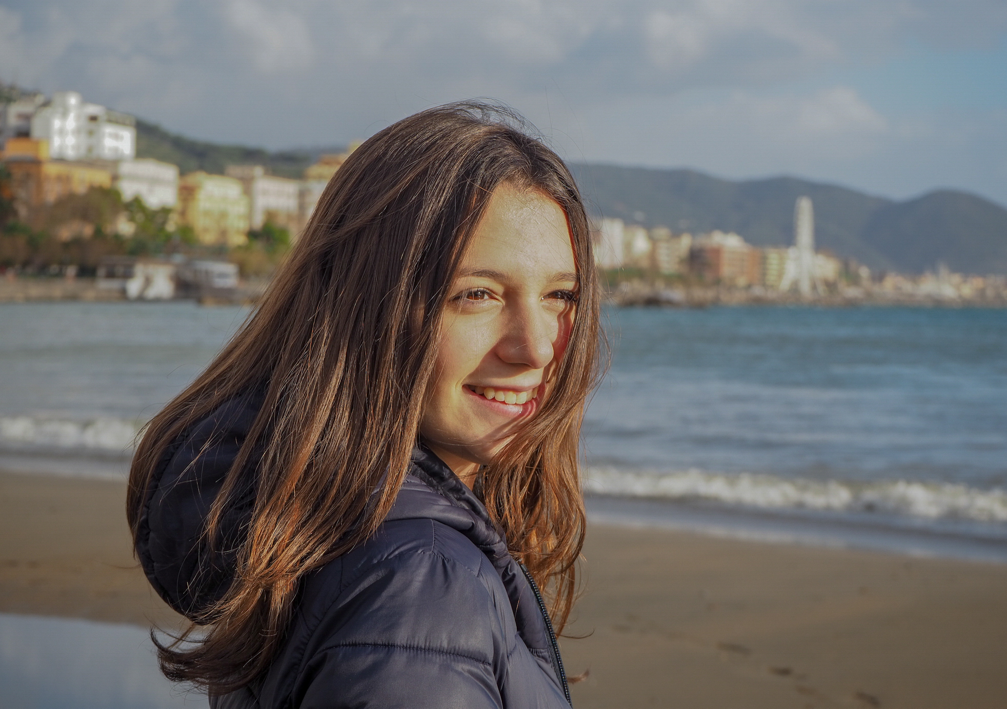 Caressed by a ray of sunshine