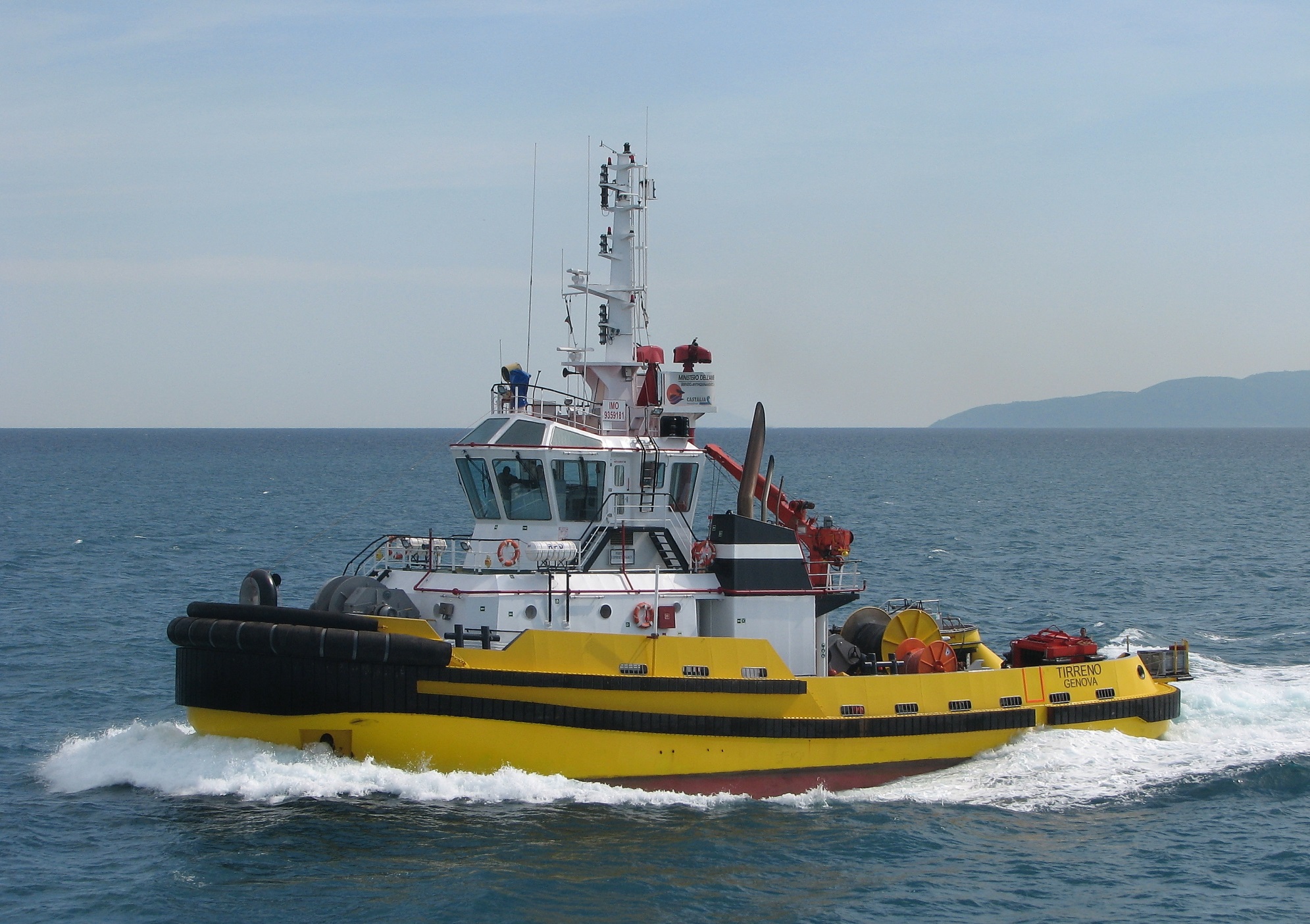 Off the island of Elba.