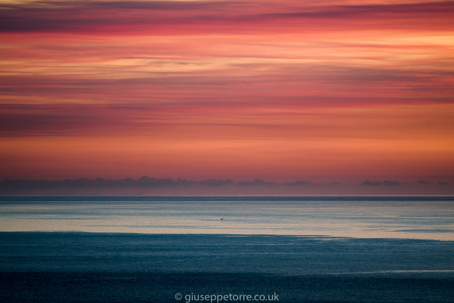 Jupiter over the sea
