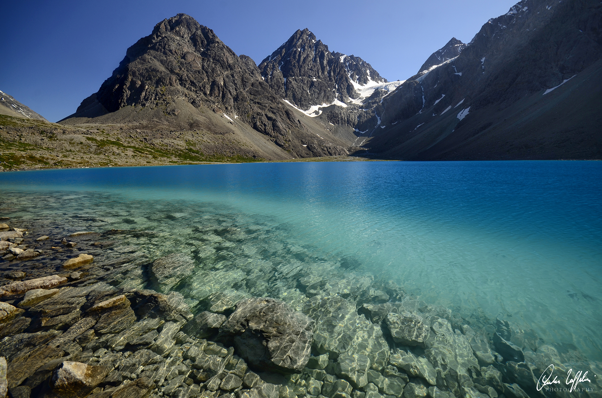 Lago Blu, Lyngenalpen