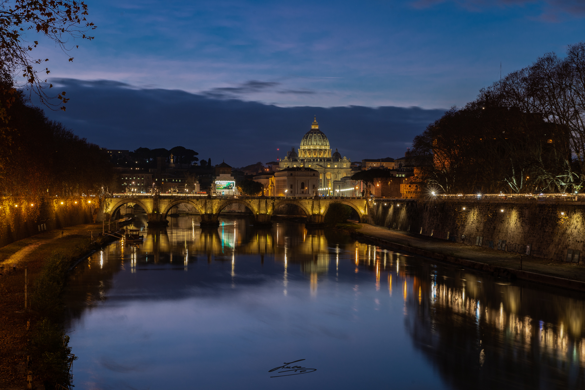 Ora Blu sul Cupolone
