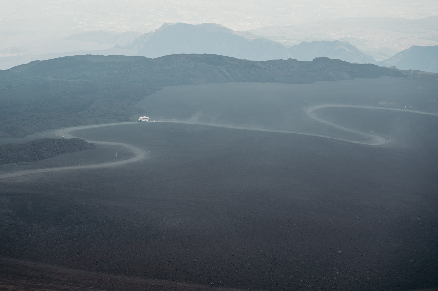 View from the craters