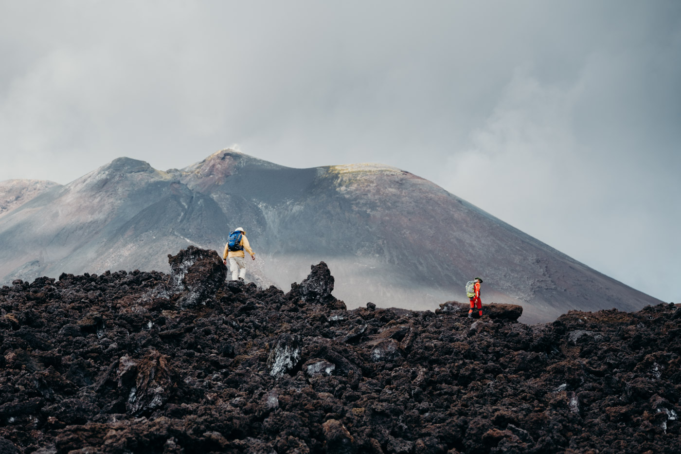 View from the craters