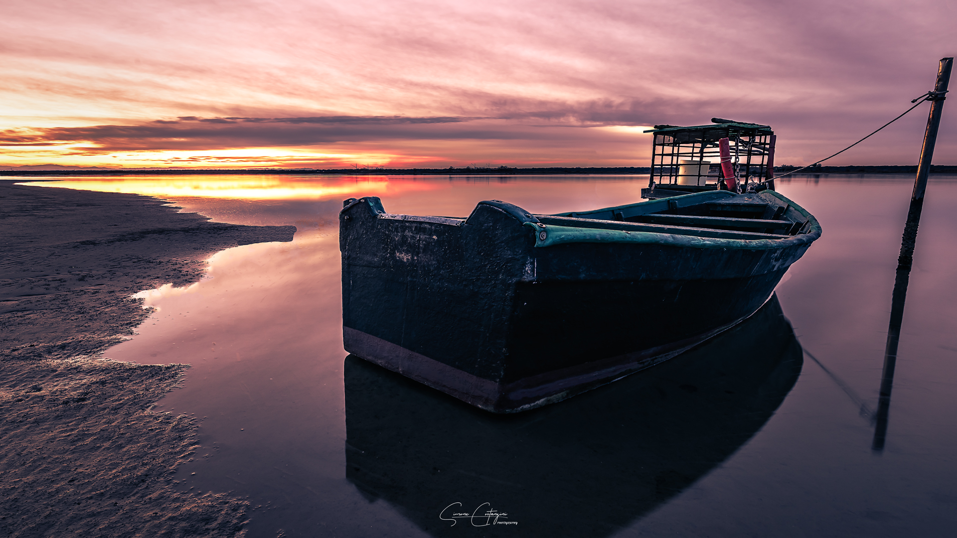 Purple Sunset Sunset in Ravenna with purple Mod