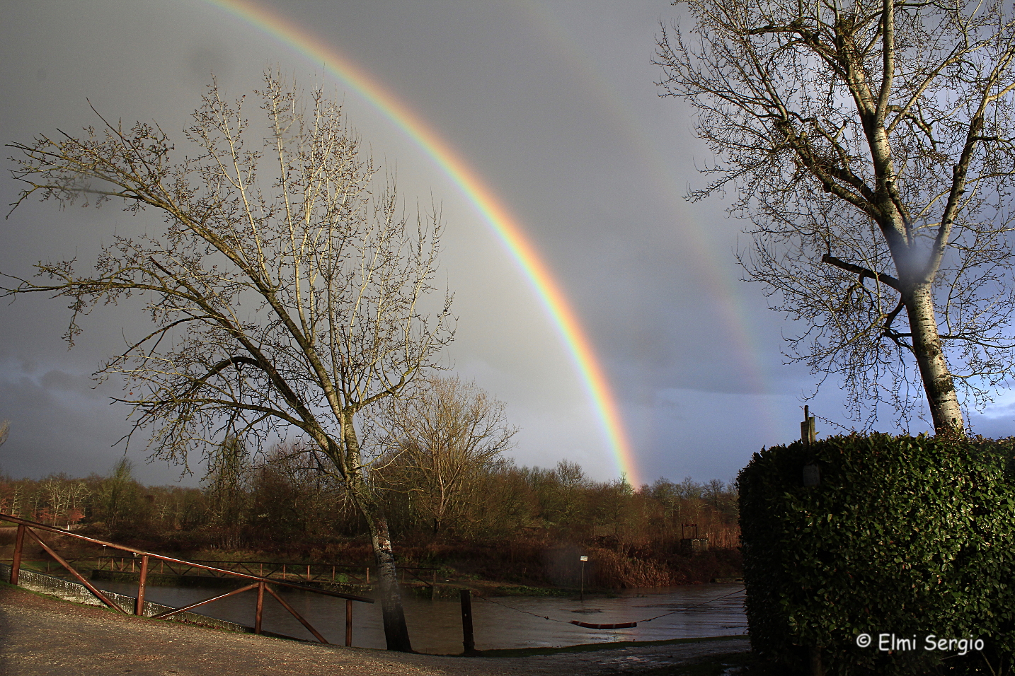 Rainbow at the Morette