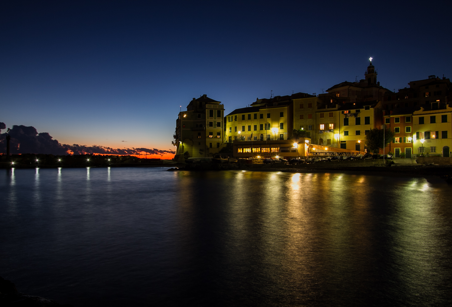 Bogliasco by night